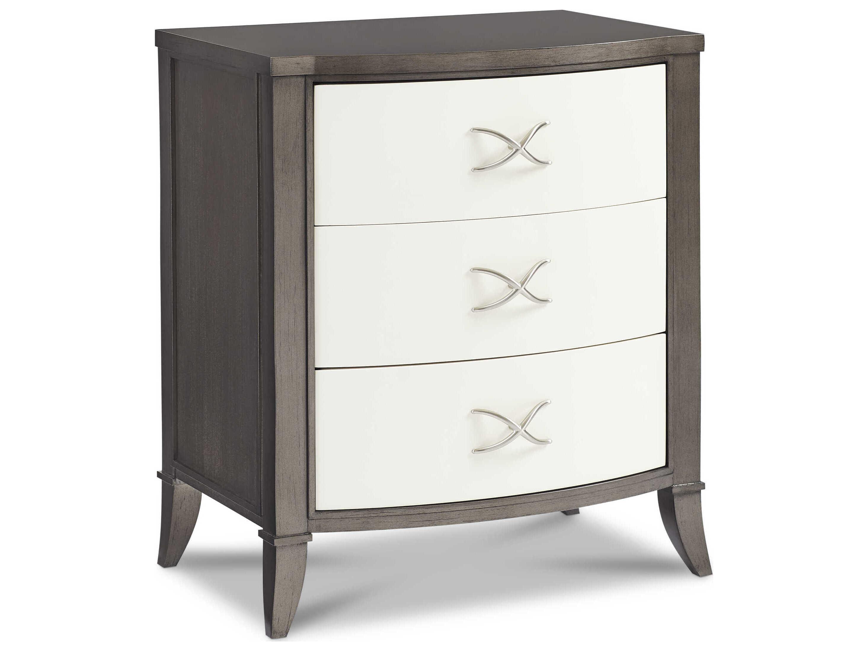 Hickory White Reimagine 3-Drawers Carrington Nightstand