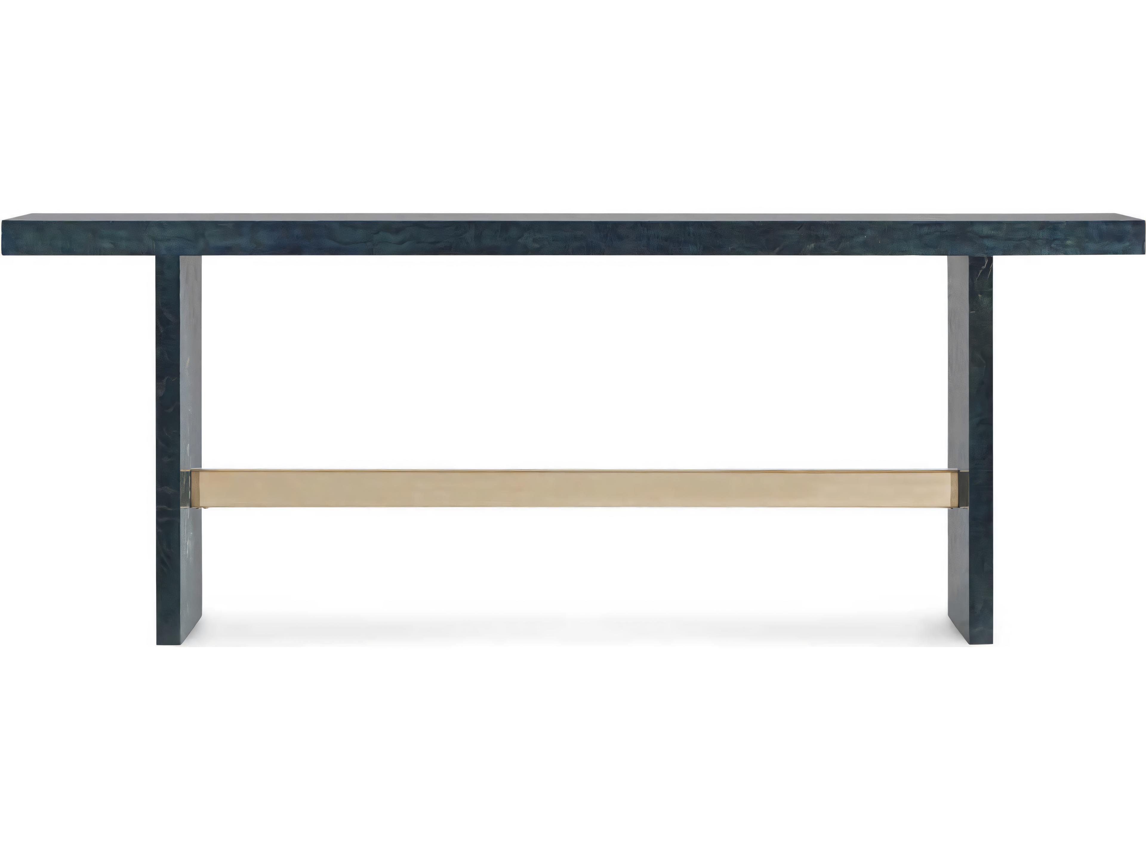 Hickory White Grangier Rectangular Wood India Ink Console Table