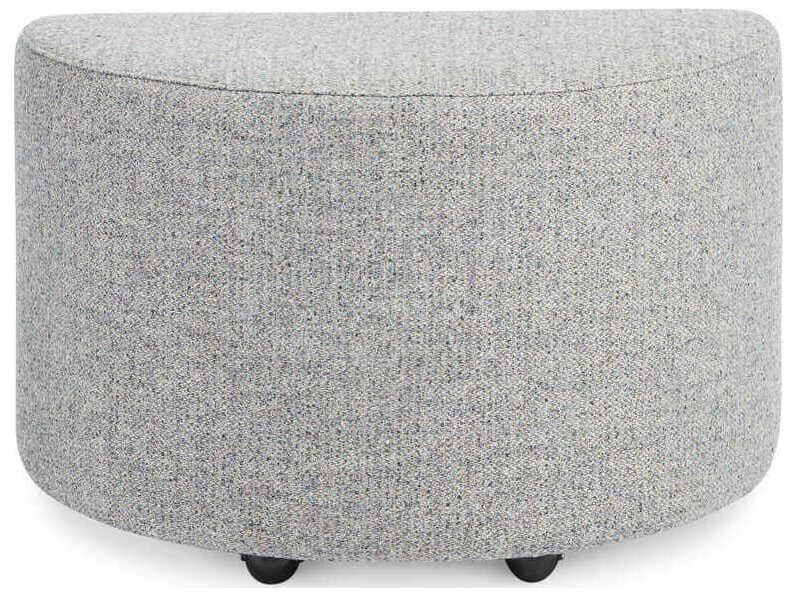 Hickory White Orla Half-Round Ottoman