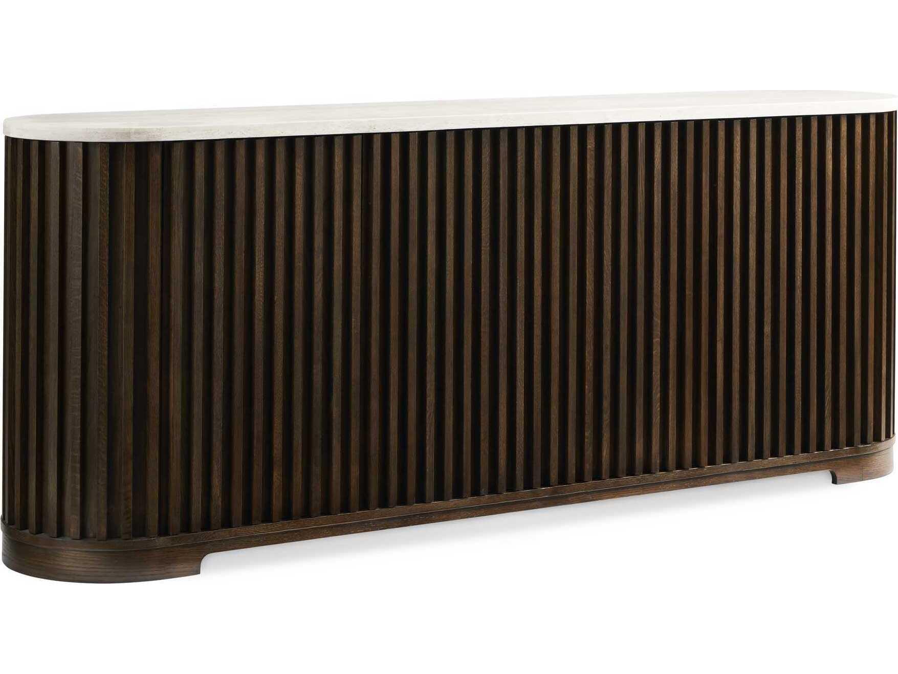 Hickory White Revival 81 88" Oak Wood Oasis Sideboard