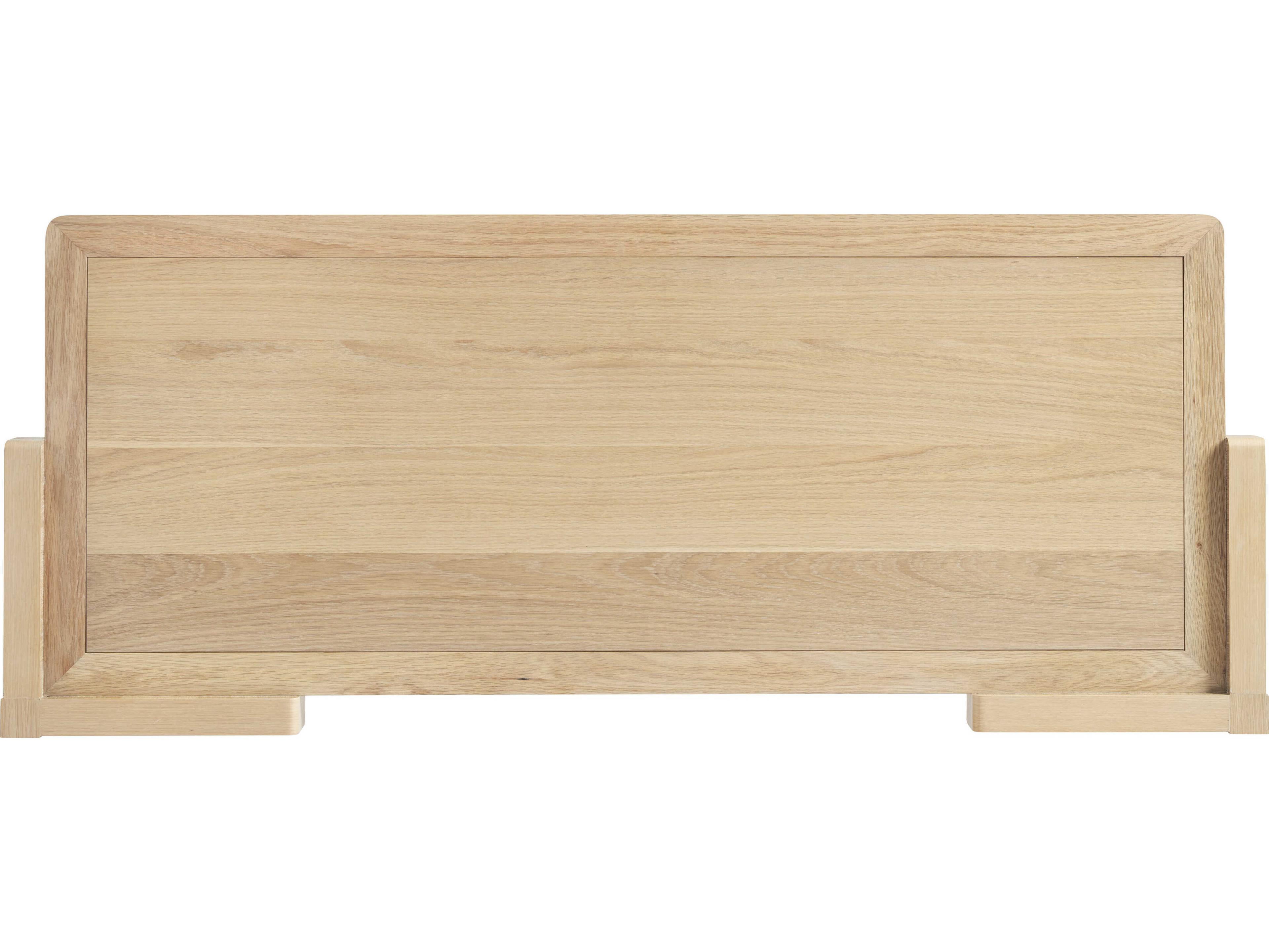 Hickory White Revival Light Oak Brown Wood Writing Desk