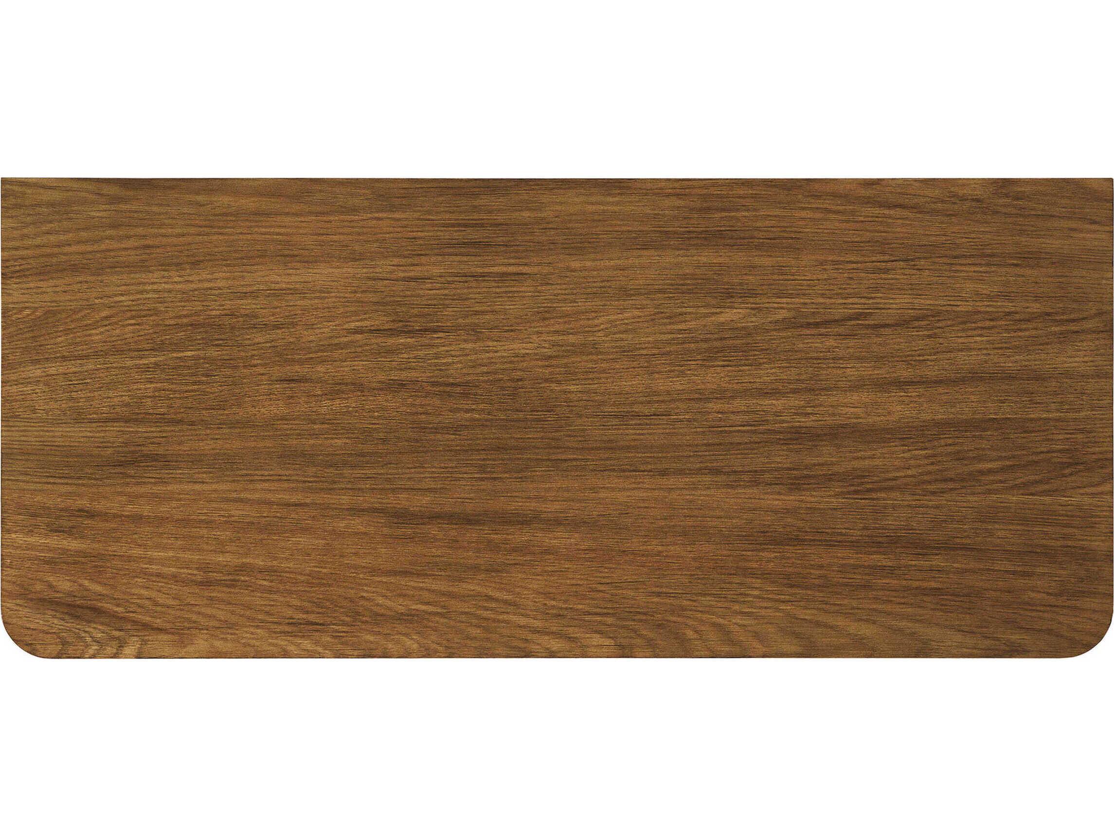 Hickory White Revival Equestrian Brown Oak Wood Accent Chest