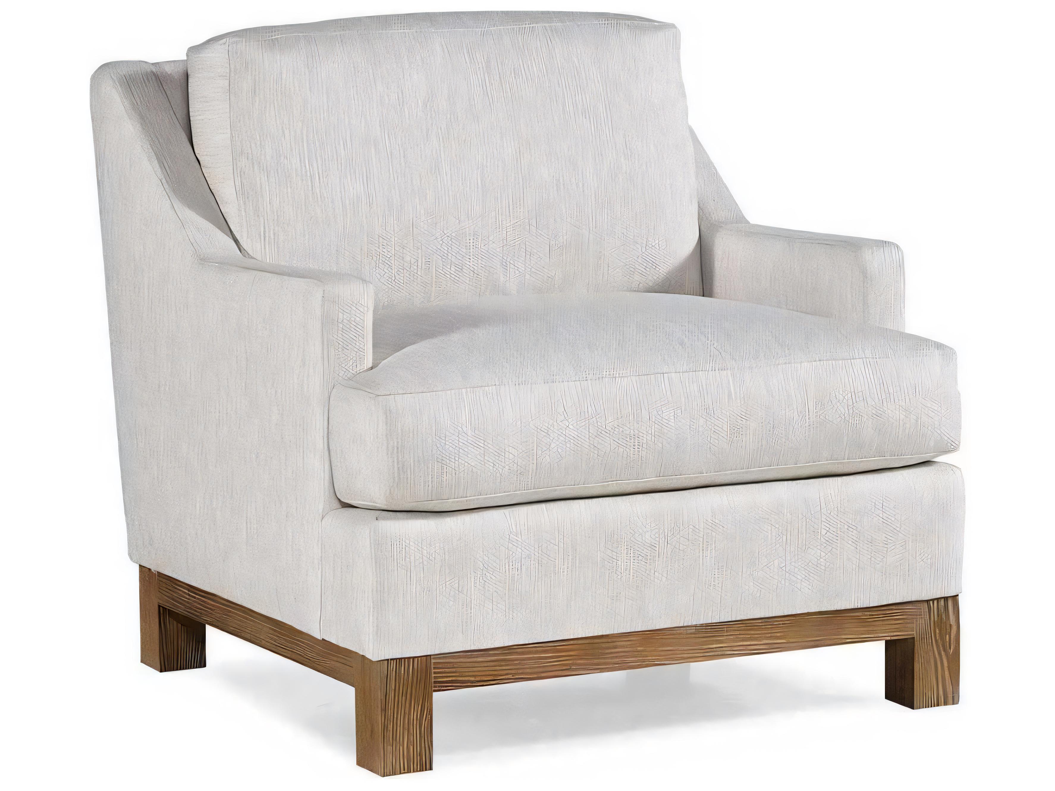 Hickory White Patron Beige Fabric Accent Chair