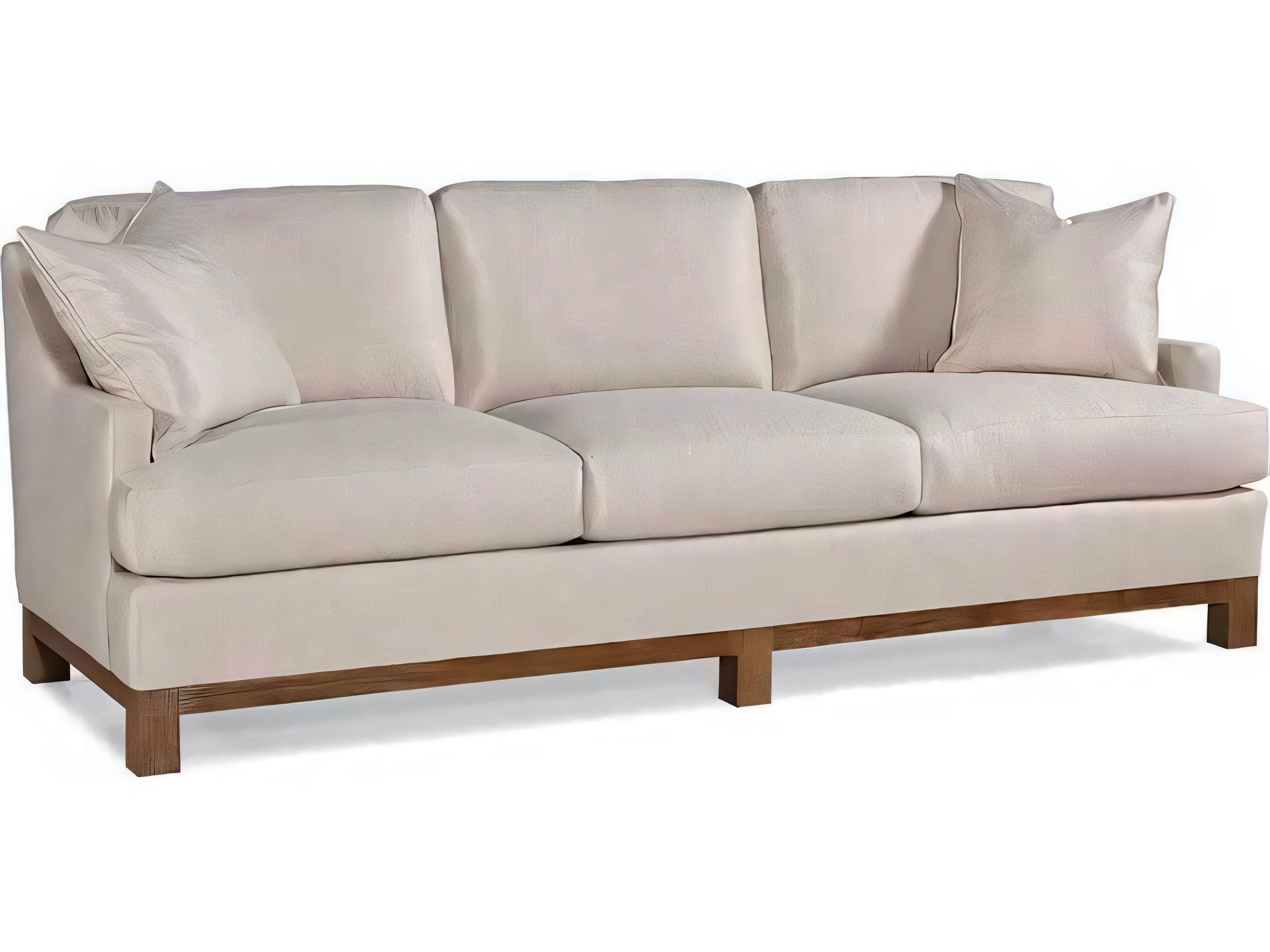 Hickory White Patron Ember Beige Upholstered Sofa