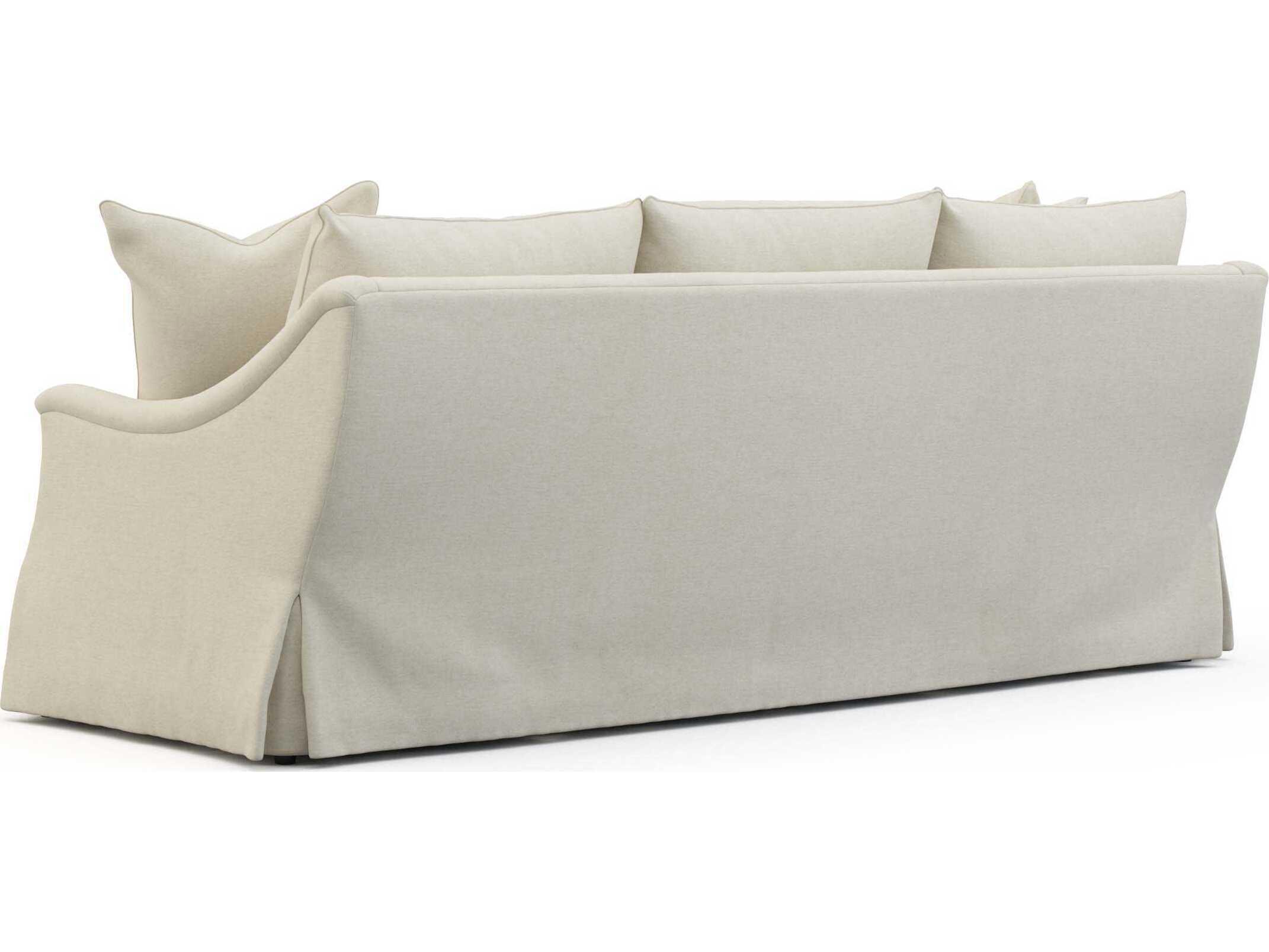 Hickory White Custom Elements Upholstery Cream Upholstered Bella Sofa