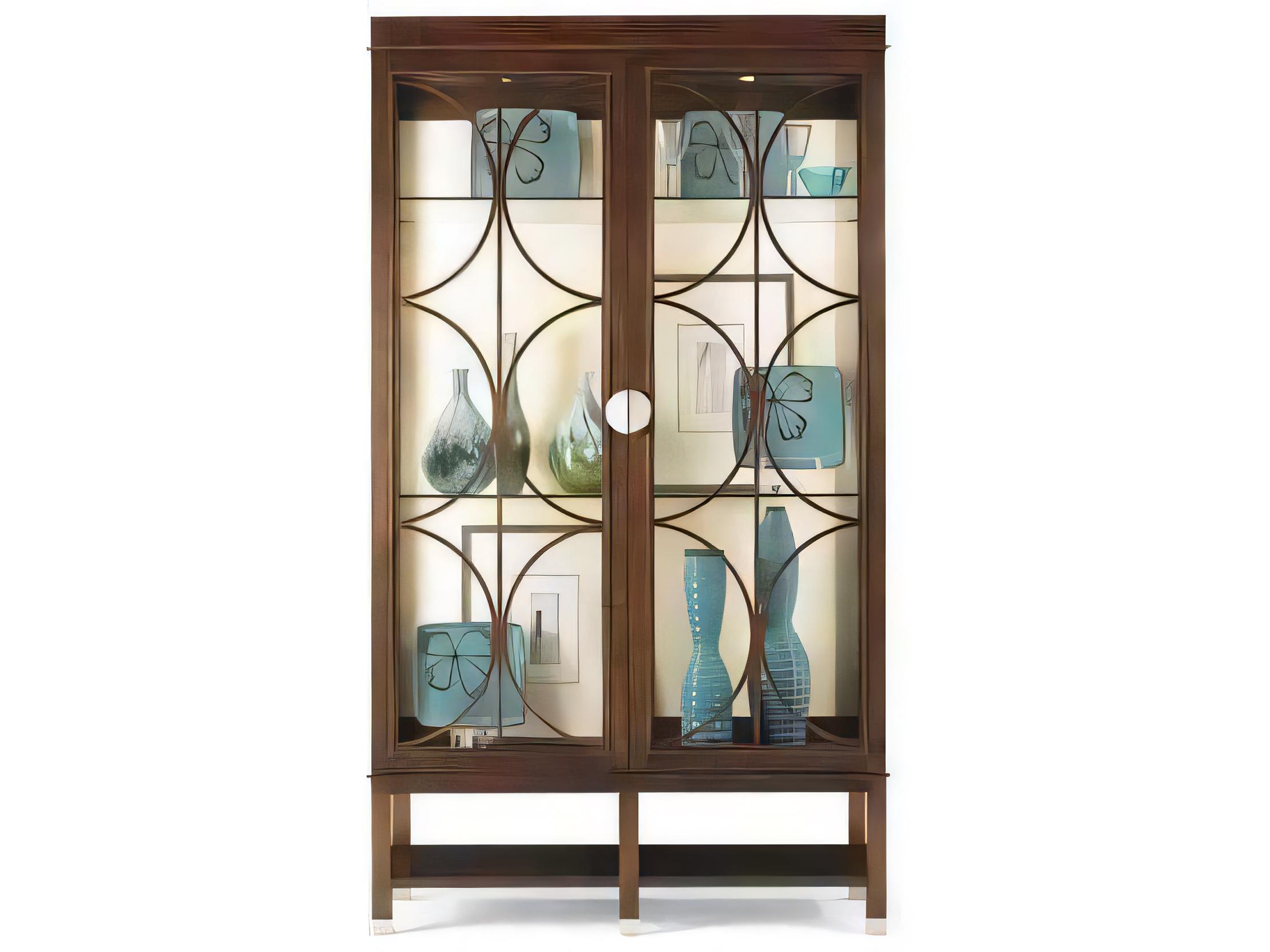 Hickory White Skyloft Maple Wood Bunching Display Cabinet