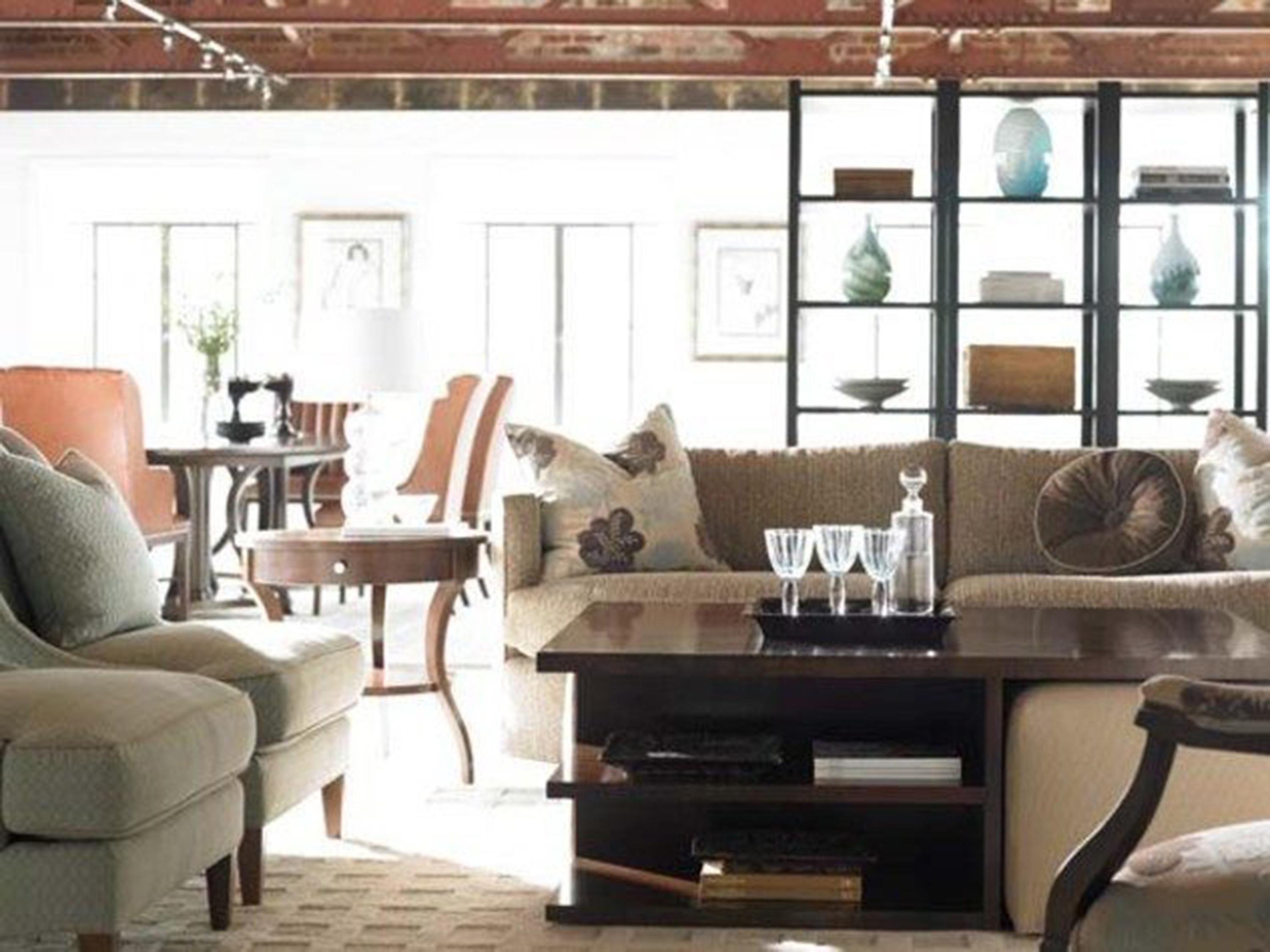 Hickory White Skyloft Rectangular Wood Cocktail Table