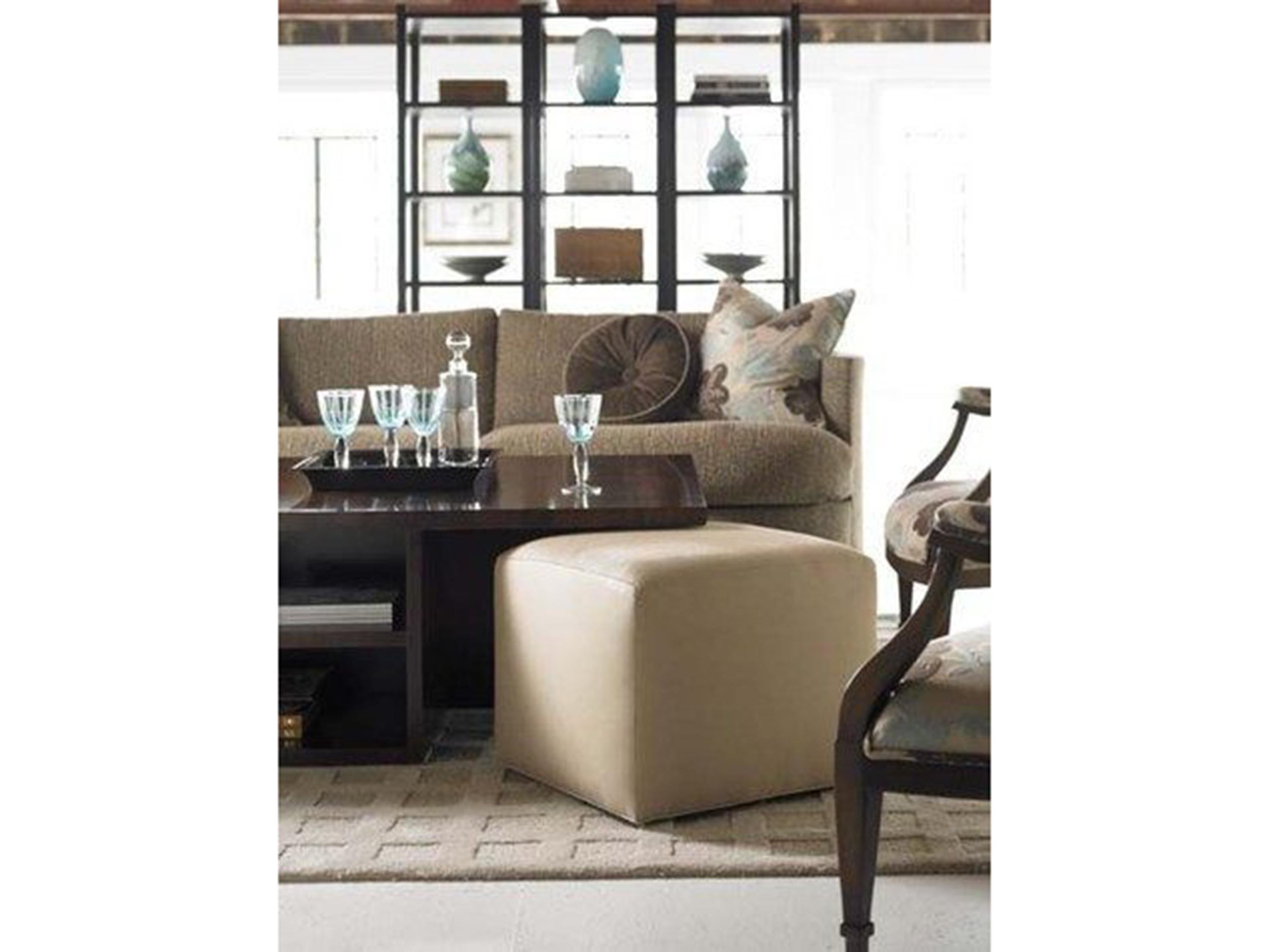 Hickory White Skyloft Upholstered Ottoman