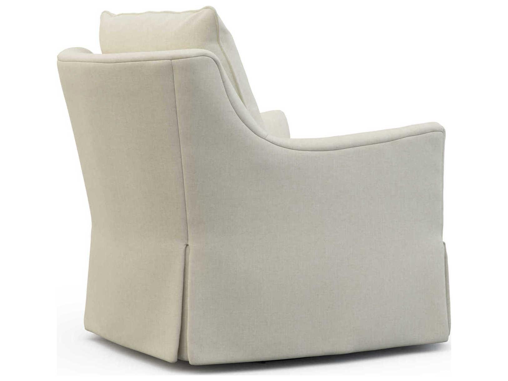 Hickory White Custom Elements Upholstery Lottie Swivel Accent Chair