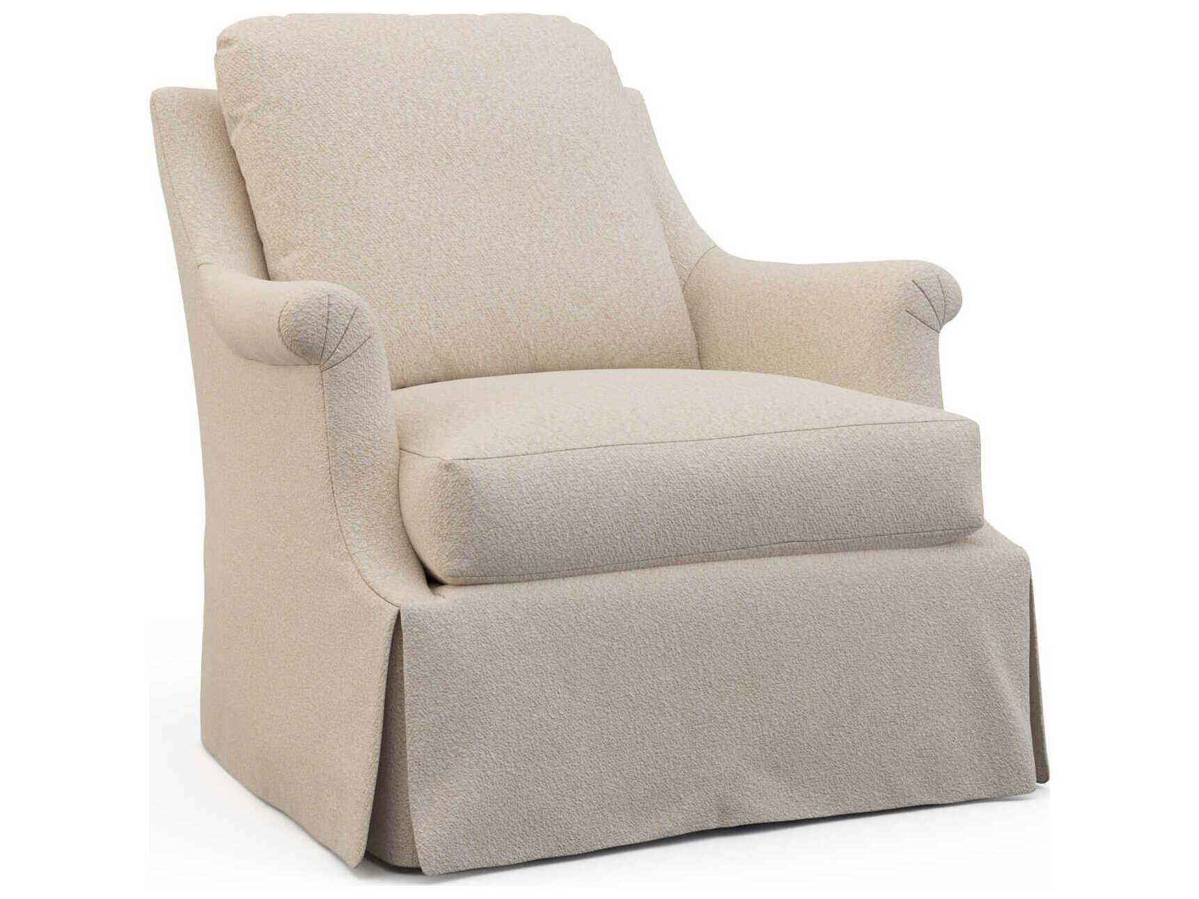 Hickory White Betsy Fabric Skirted Accent Chair