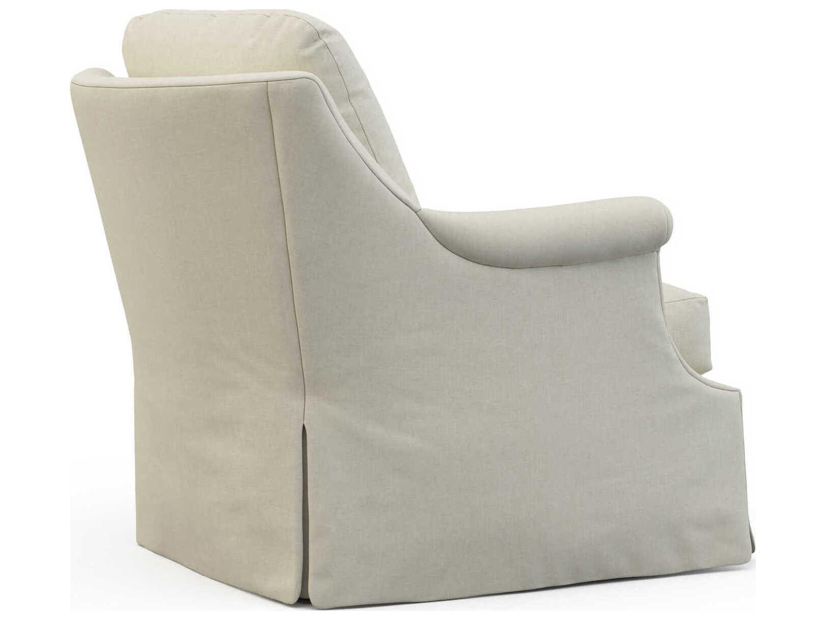 Hickory White Betsy Fabric Skirted Accent Chair