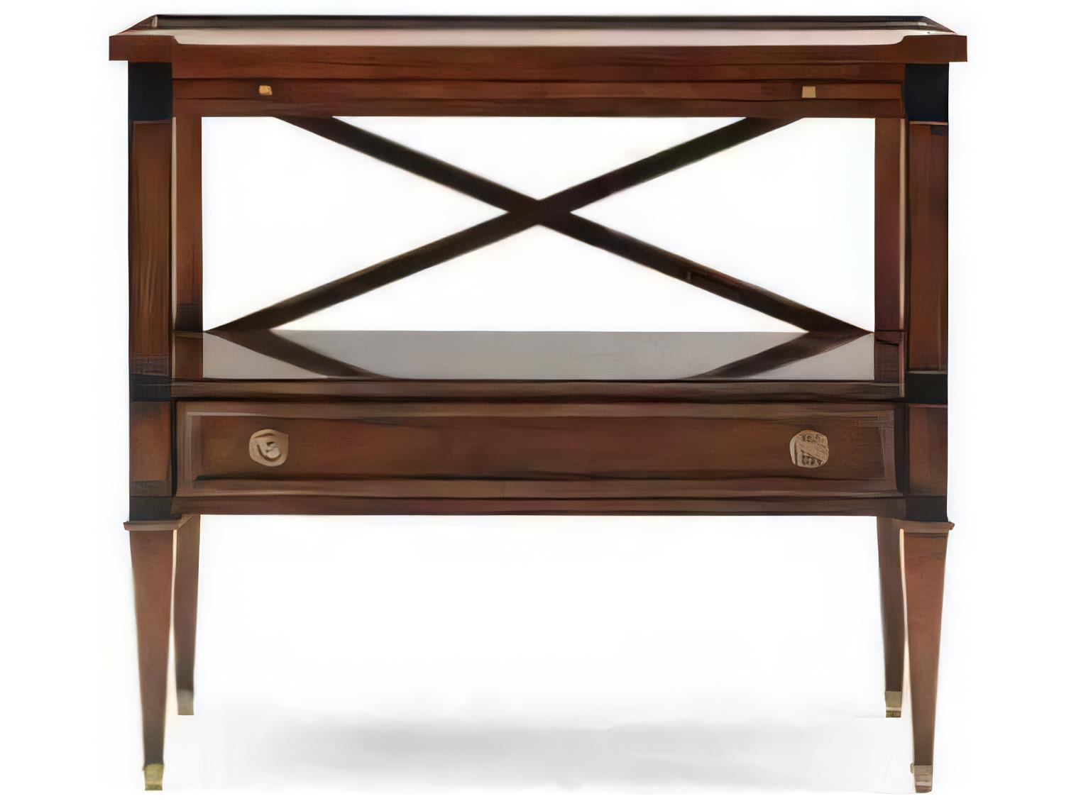 Hickory White Continental Classics 1-Drawer Brown Cherry Wood Nightstand