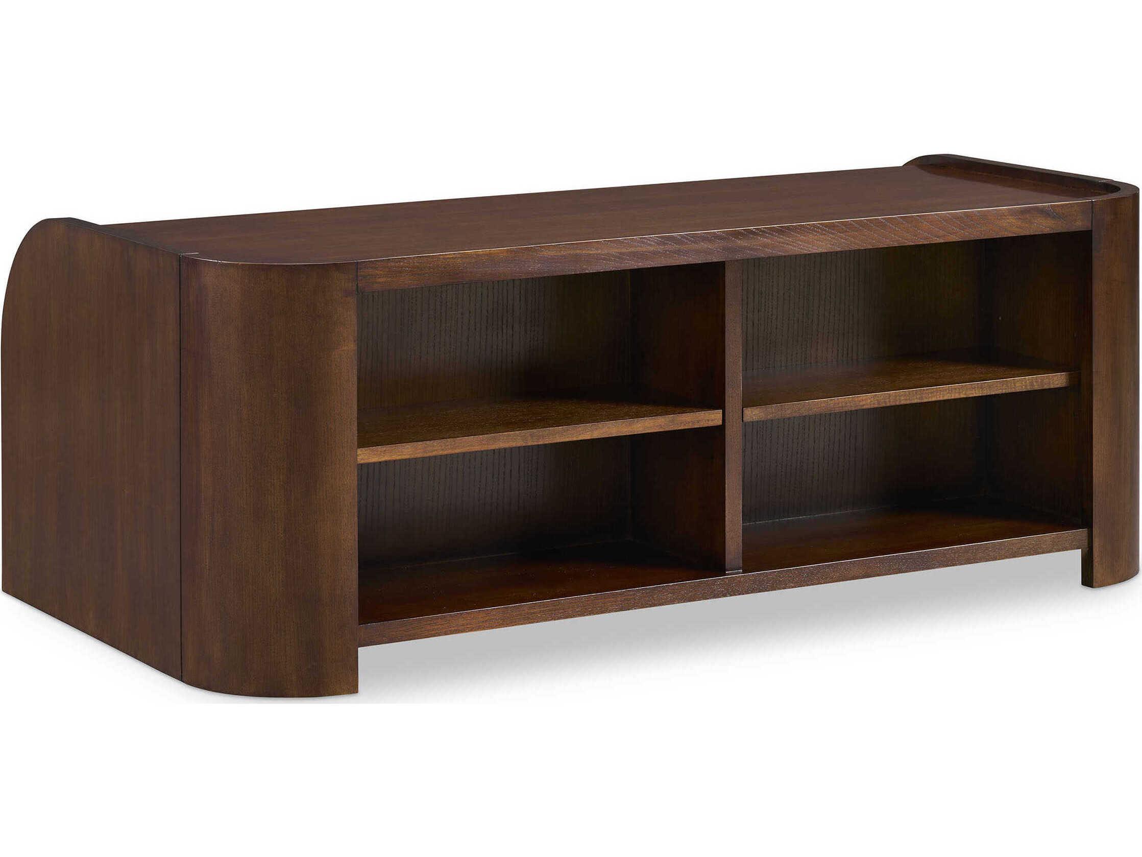 Hickory White Hamilton Rectangular Wood Cocktail Table