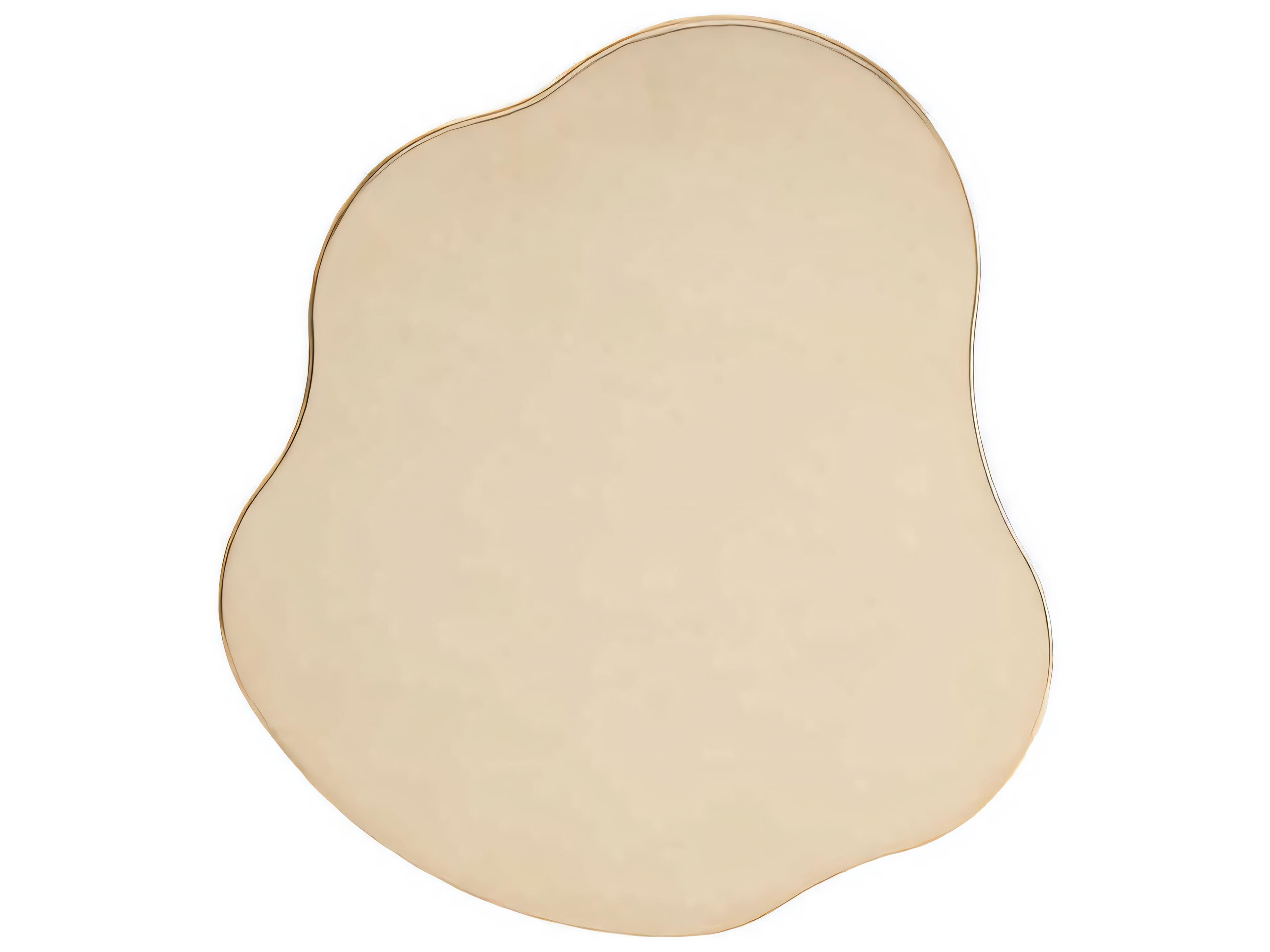 Hickory White Metal Polished Brass End Table