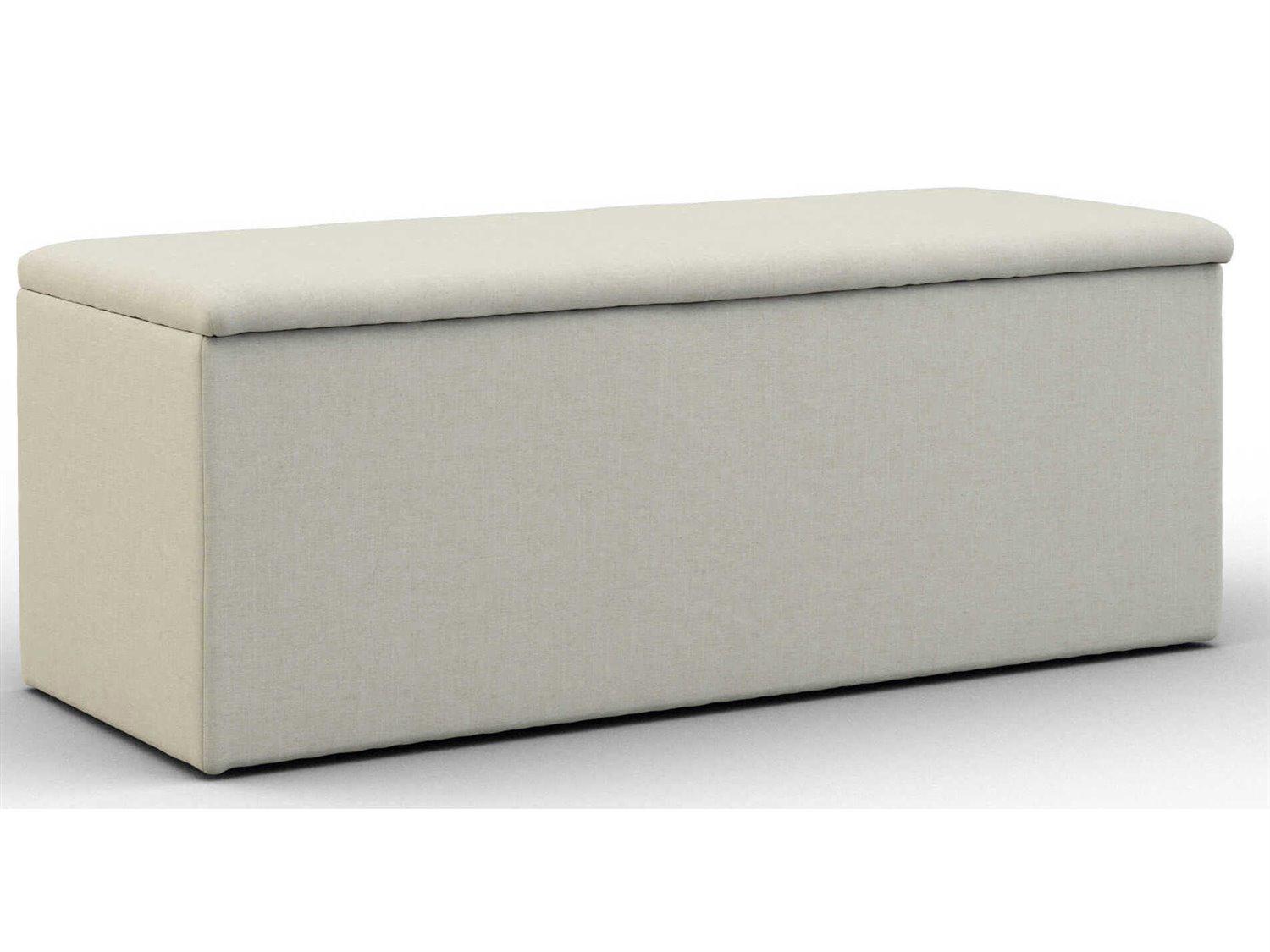 Hickory White Hamilton Ottoman