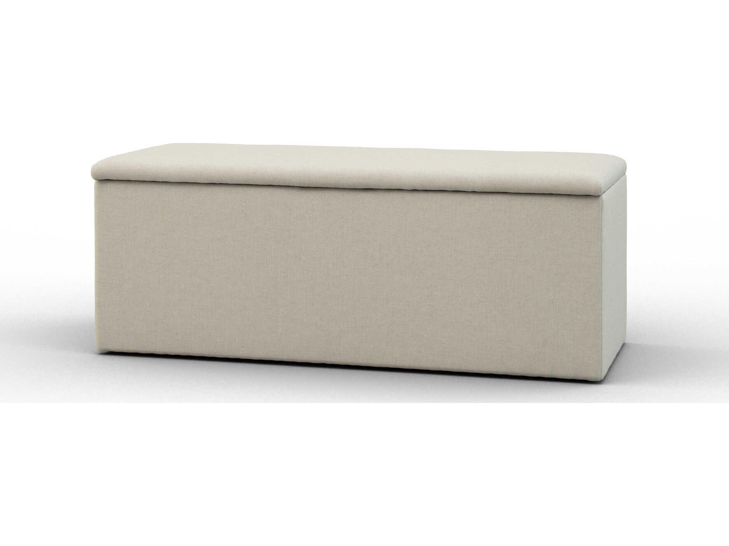 Hickory White Hamilton Ottoman