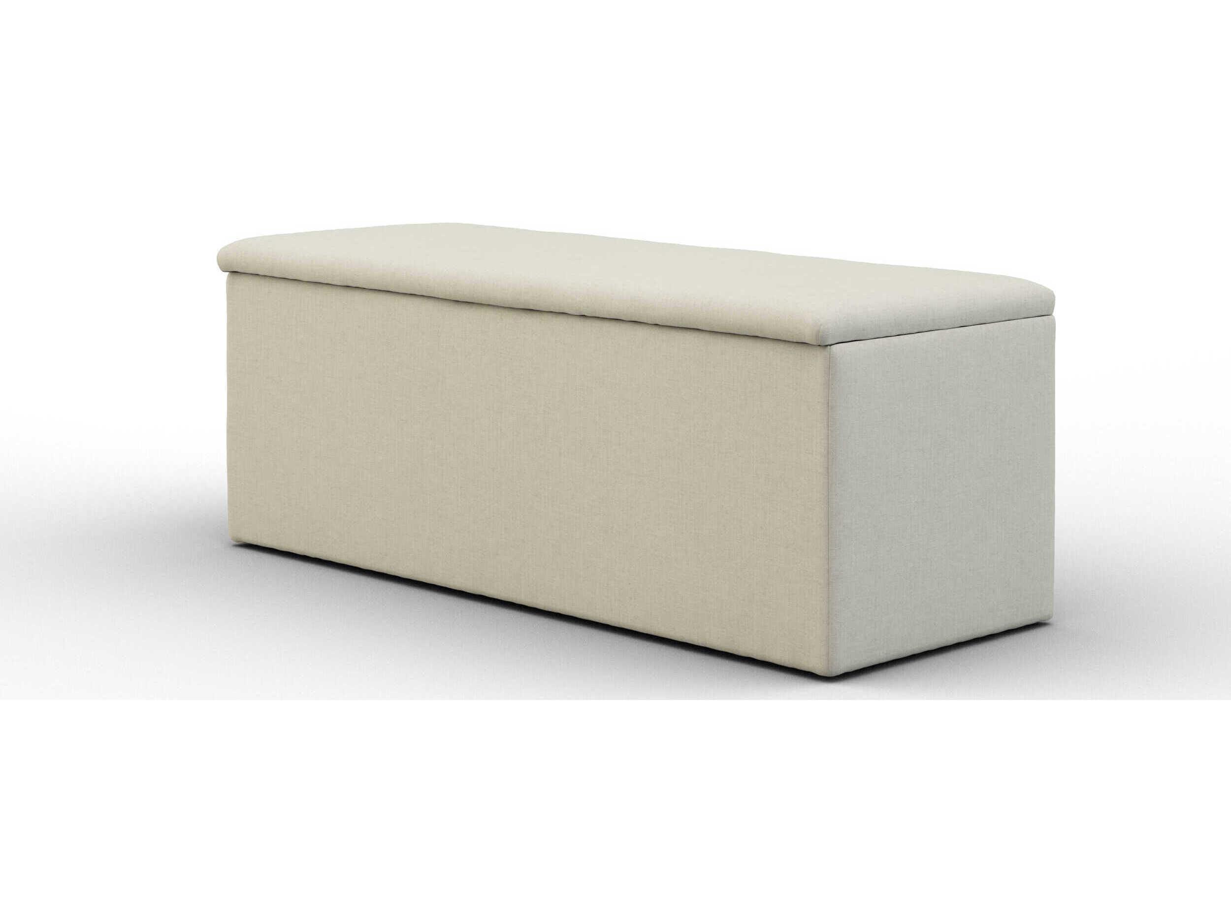 Hickory White Hamilton Ottoman