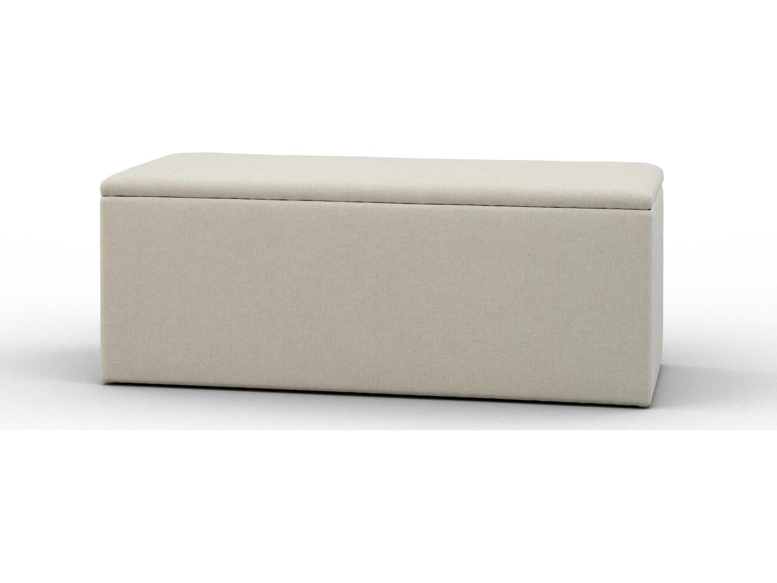 Hickory White Hamilton Ottoman