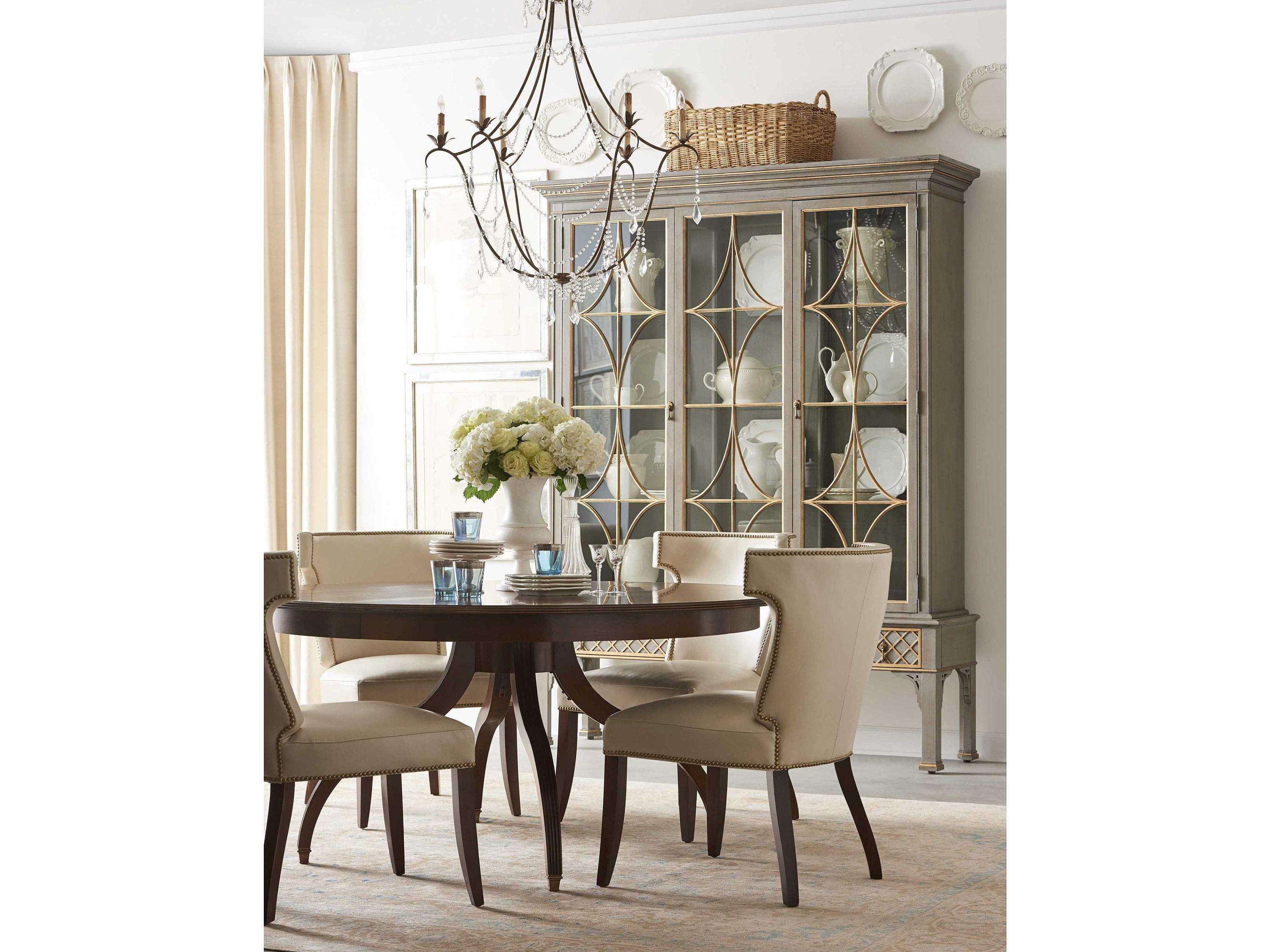 Hickory White Innovation Oak Wood Display Cabinet