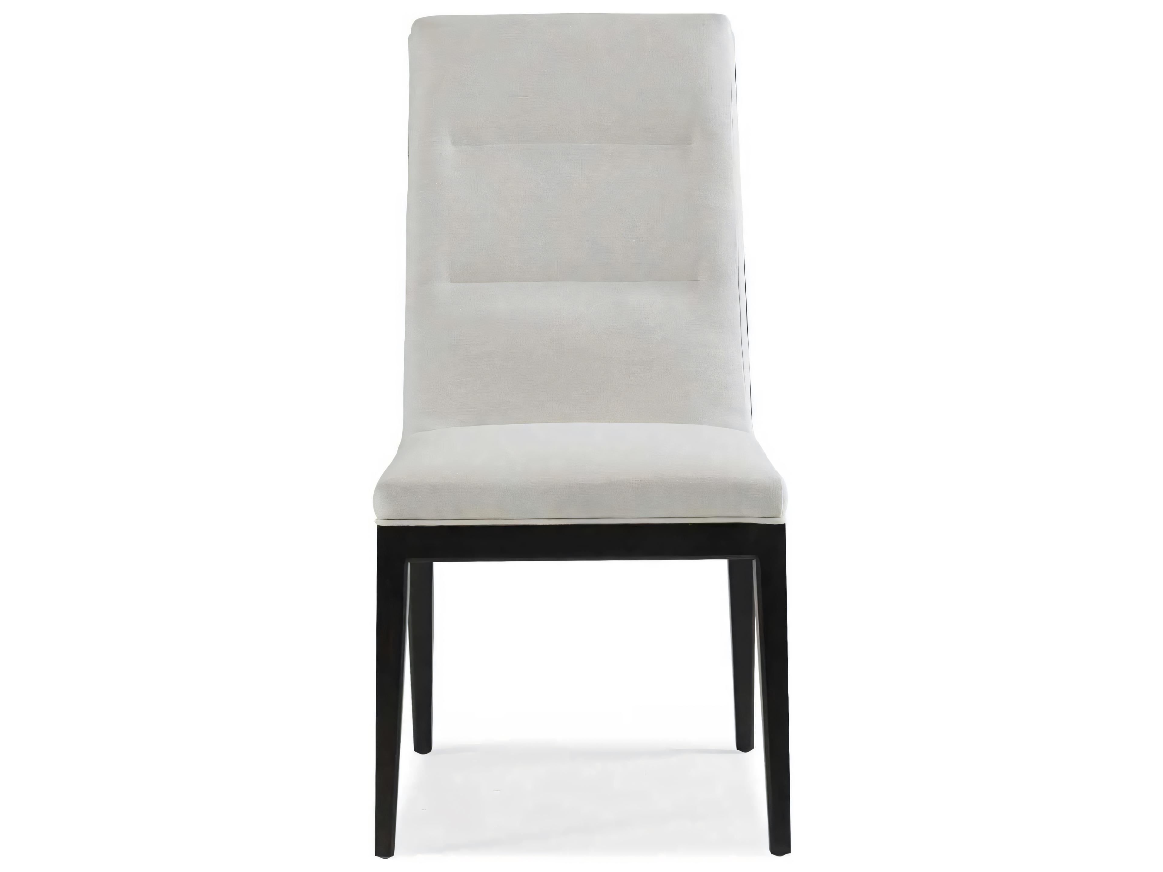Hickory White Oasis Beech Wood Upholstered Ellena Side Dining Chair