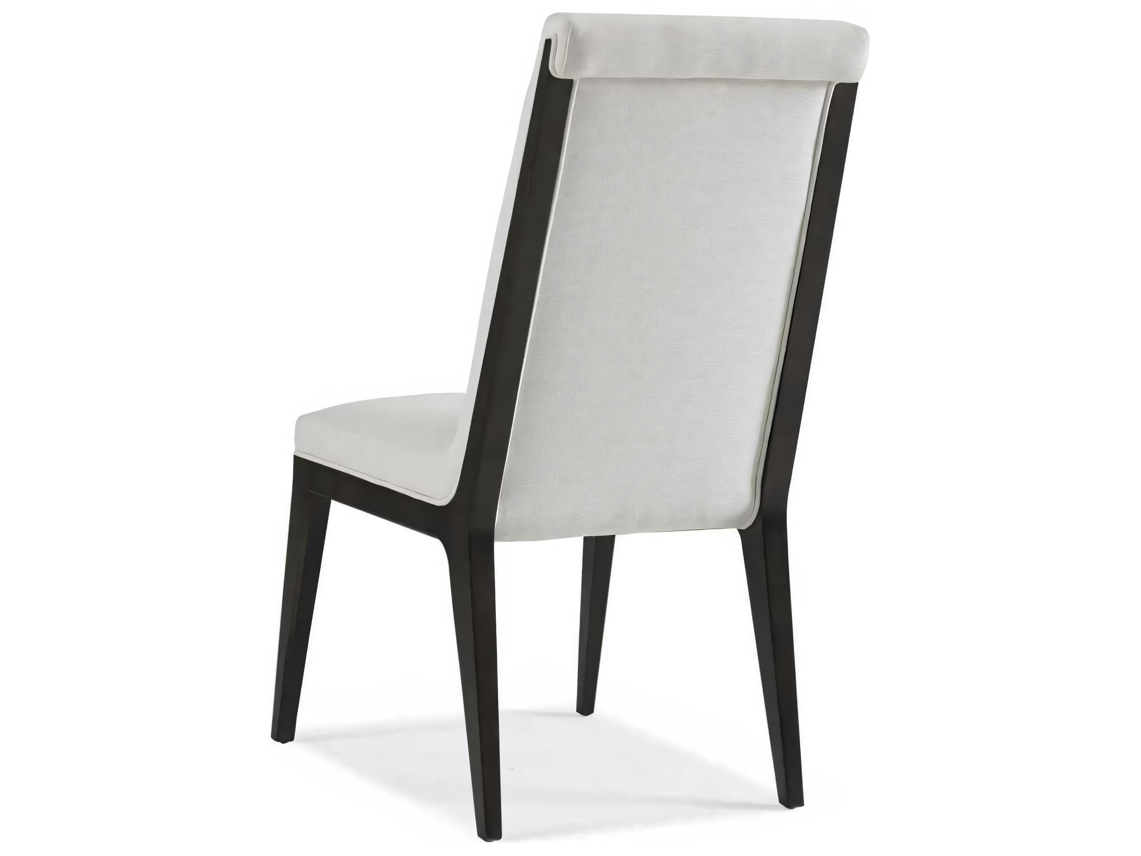 Hickory White Oasis Beech Wood Upholstered Ellena Side Dining Chair