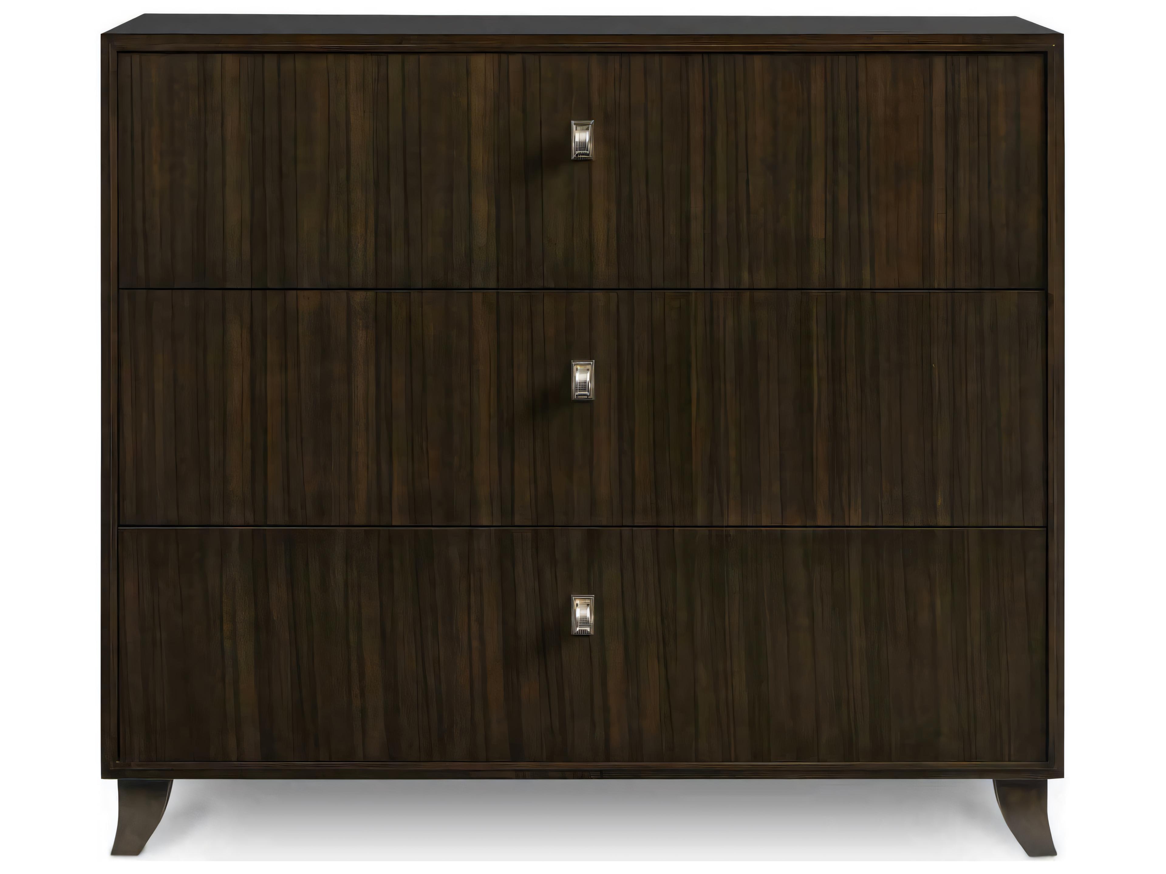 Hickory White Modern Elm Brown Hardwood Accent Chest