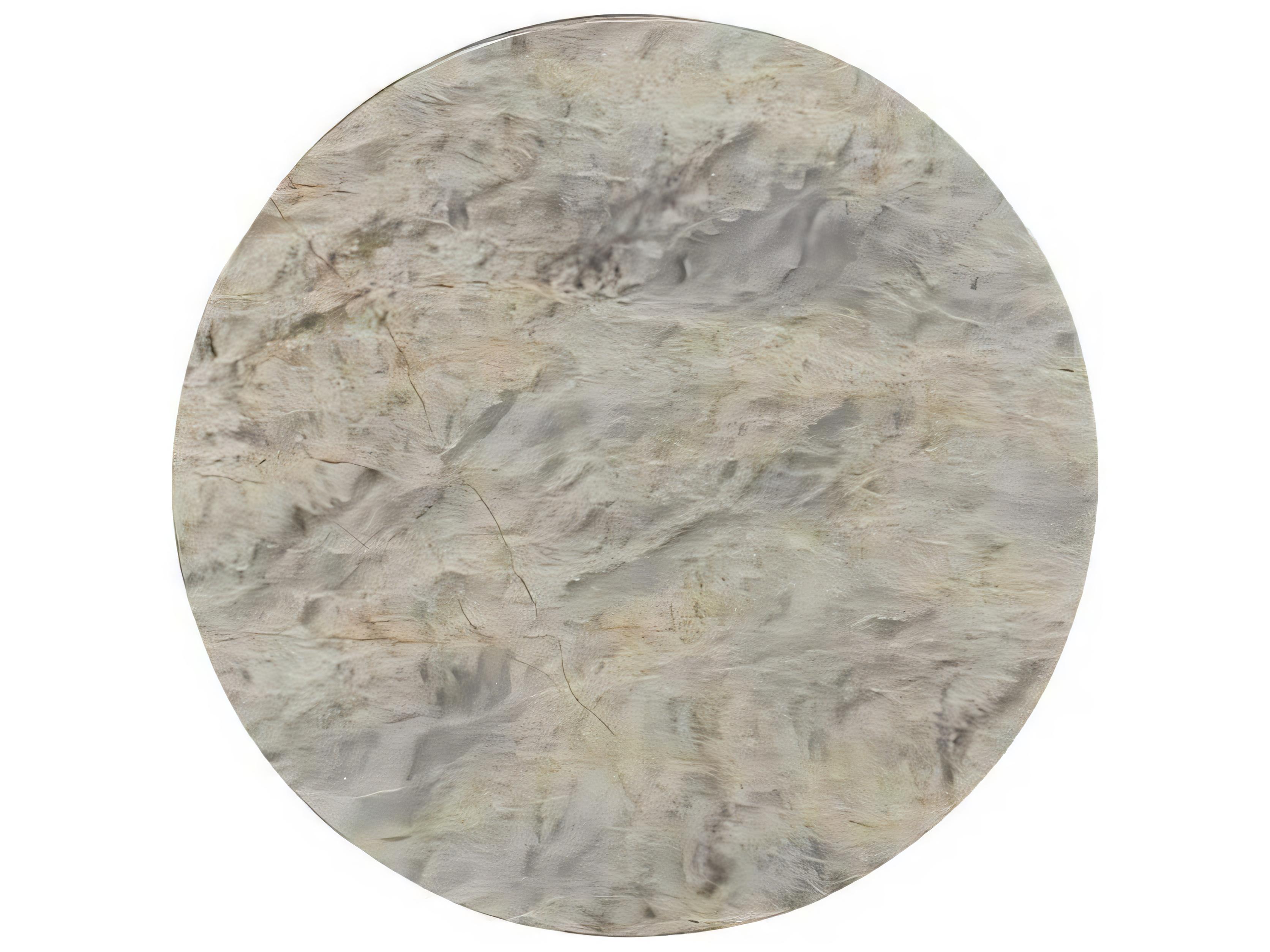 Hickory White A La Carte Round Key Gold Centurion Stone Zen Spot End Table