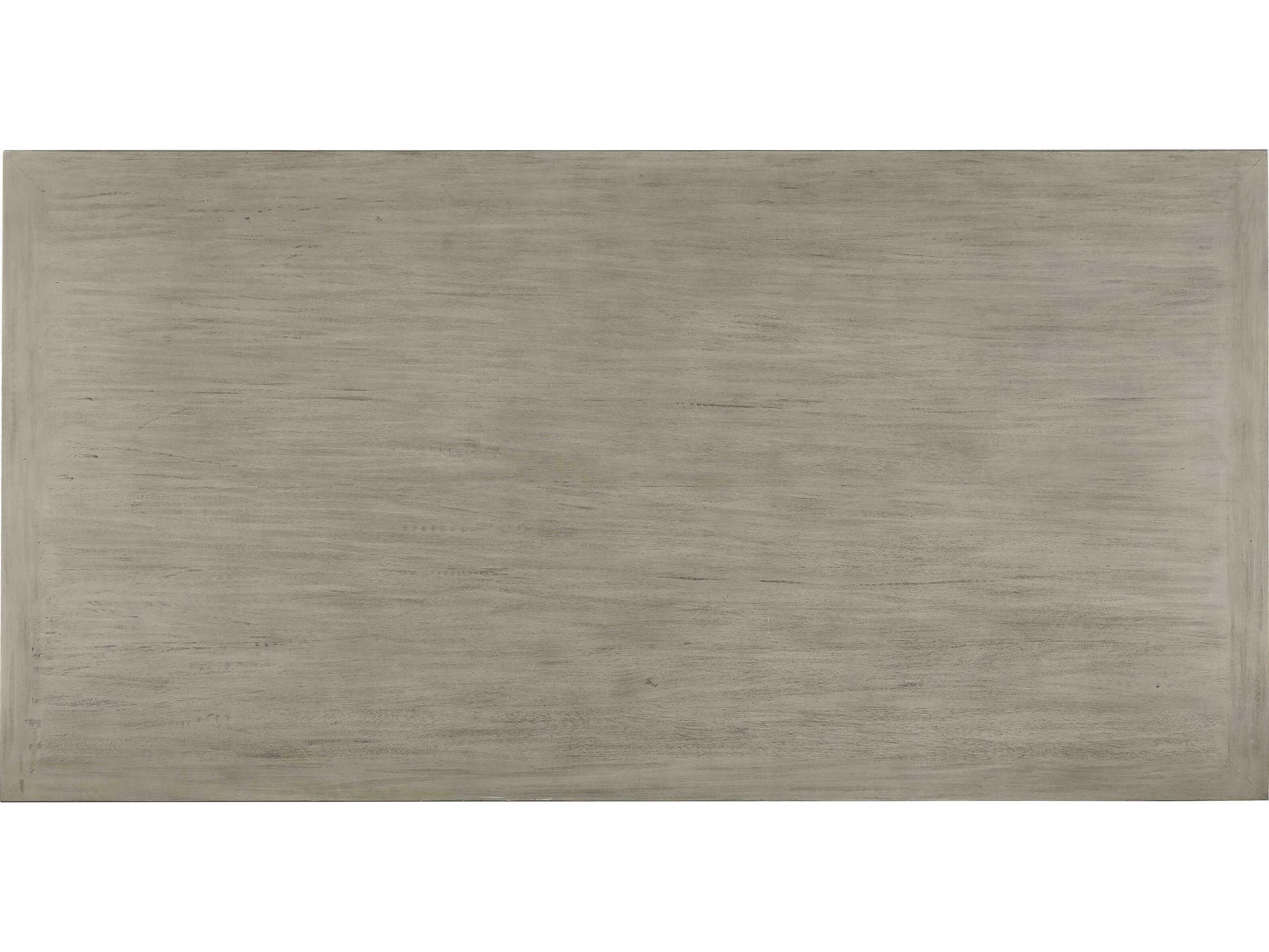 Hickory White Edisto Rectangular Wood Grey Breeze Dining Table