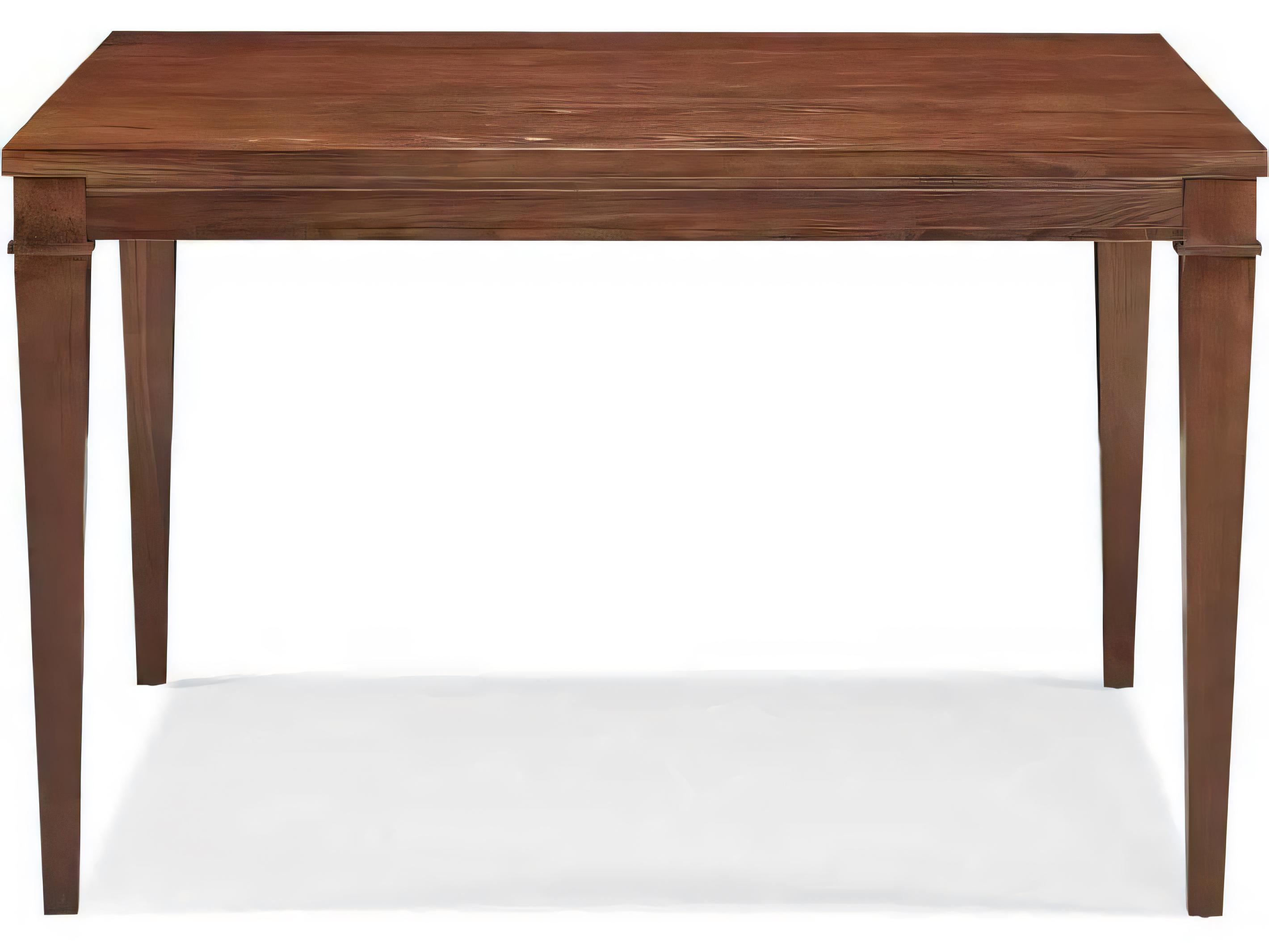 Hickory White Ferndale Square Wood Modern Walnut Dining Table