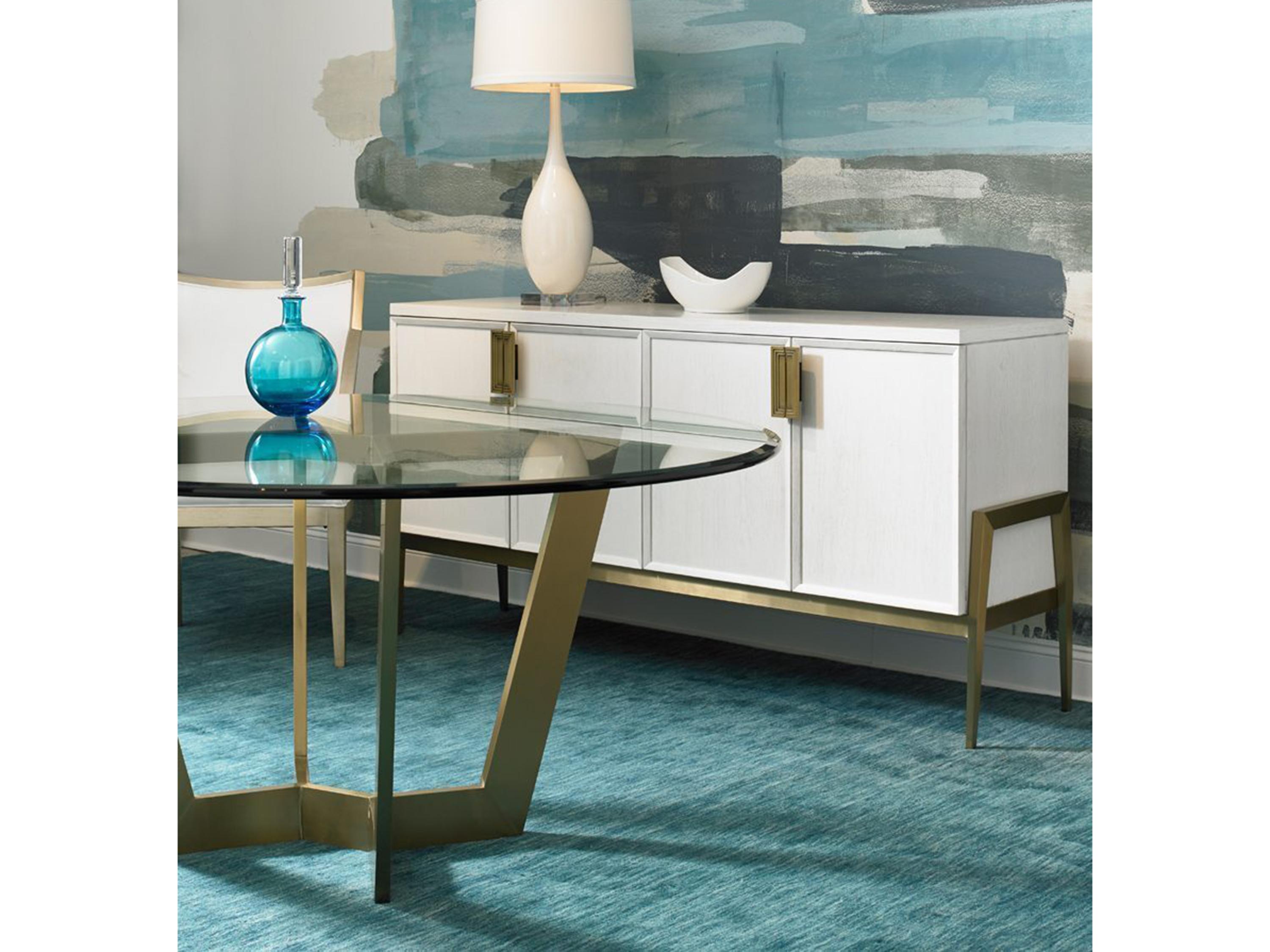 Hickory White 54" Round Glass Top