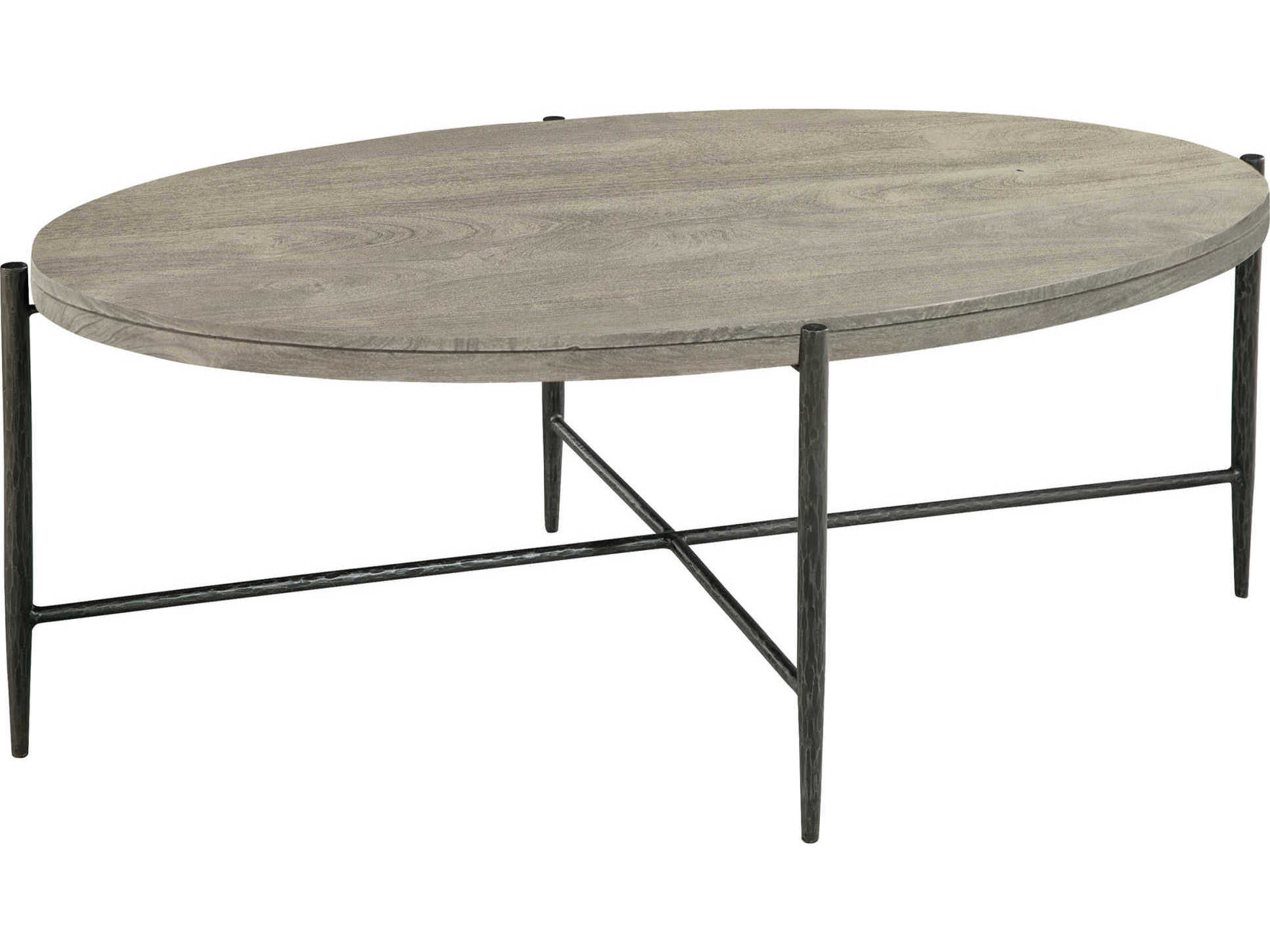 Hekman Accents Oval Wood Bedford Gray Coffee Table