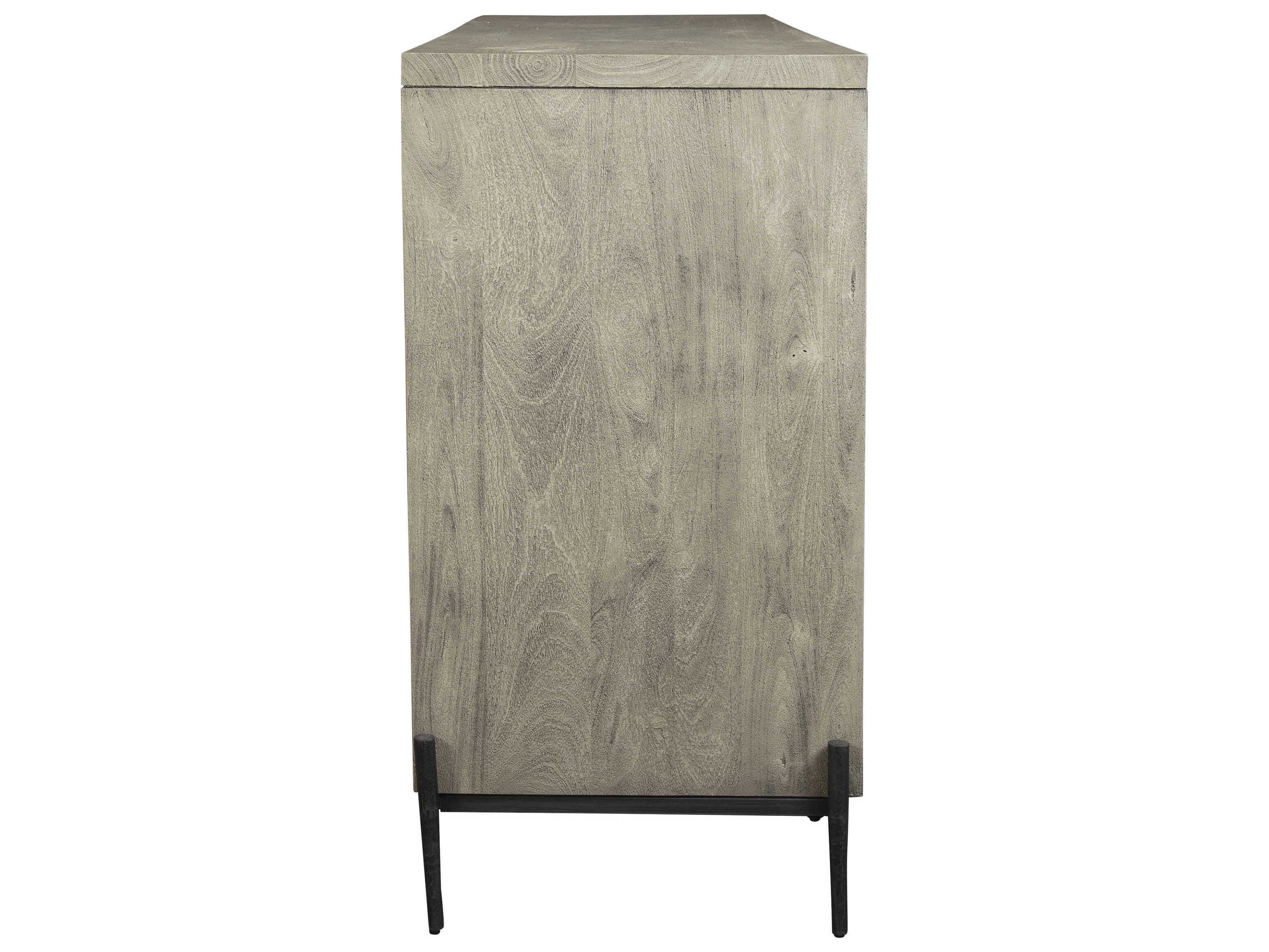 Hekman Bedford Park 70" Mango Wood Gray Media Console