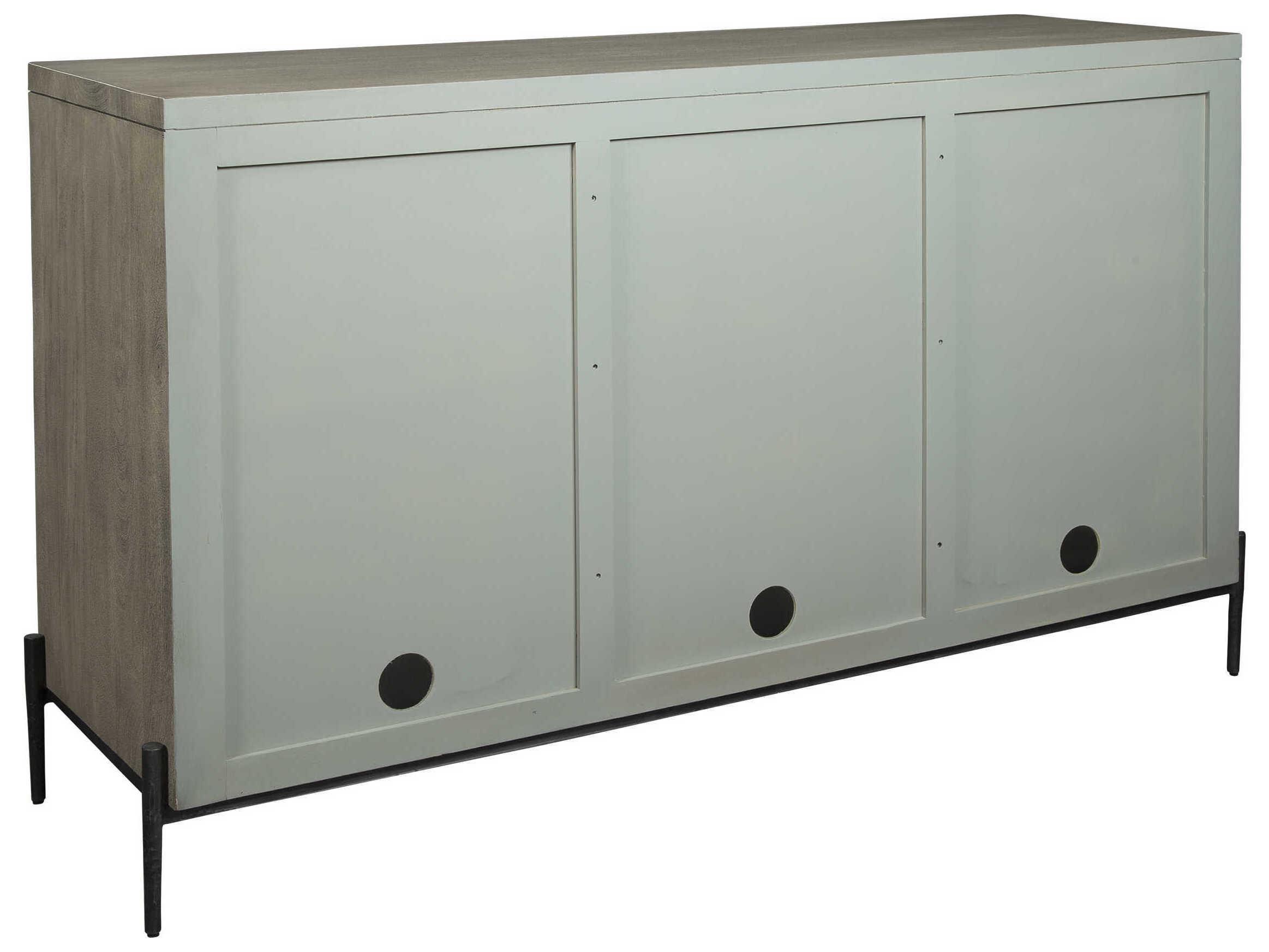 Hekman Bedford Park 70" Mango Wood Gray Media Console