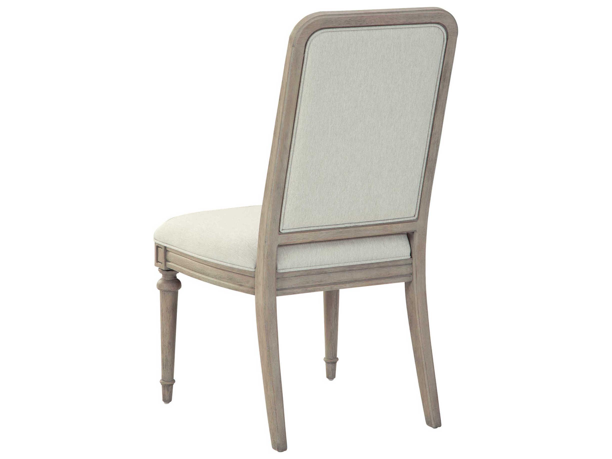 Hekman Wellington Solid Wood Brown Upholstered Side Dining Chair