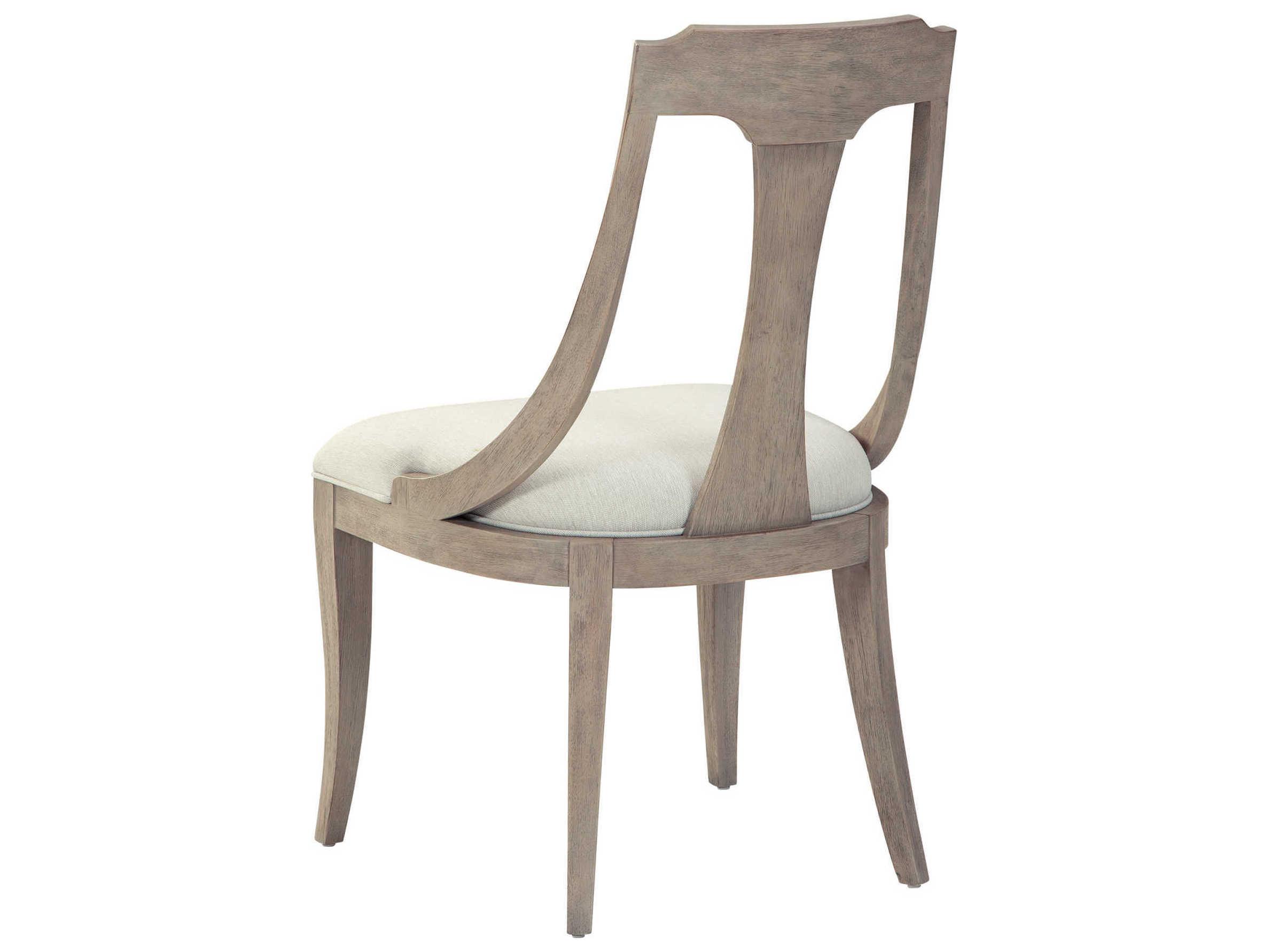 Hekman Wellington Solid Wood Brown Upholstered Side Dining Chair