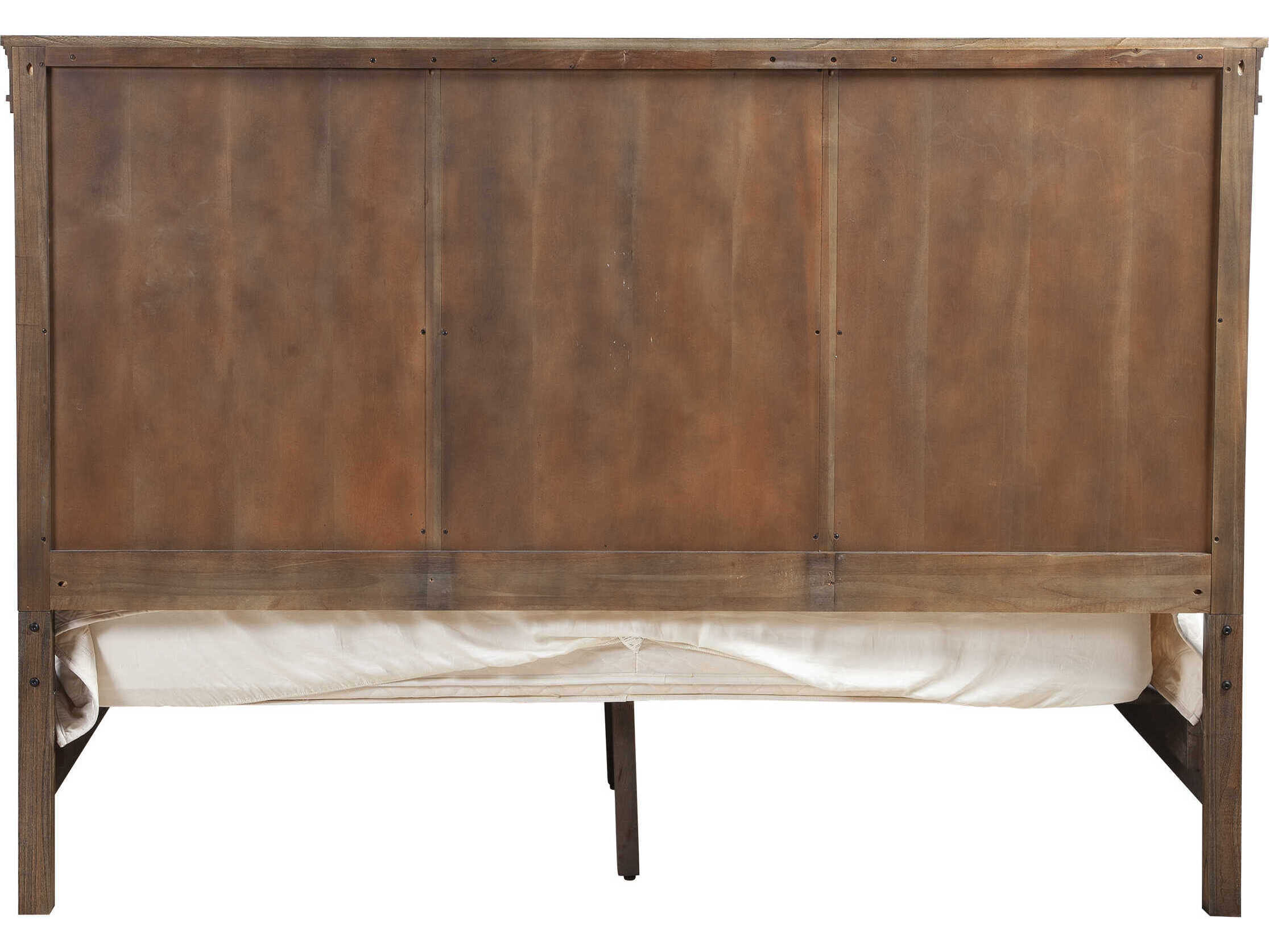 Hekman Linwood Brown Mindi Wood King Platform Bed