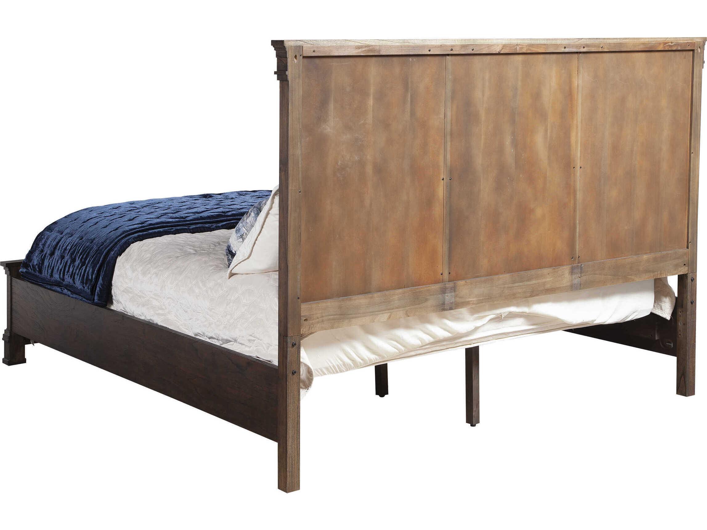Hekman Linwood Brown Mindi Wood King Platform Bed