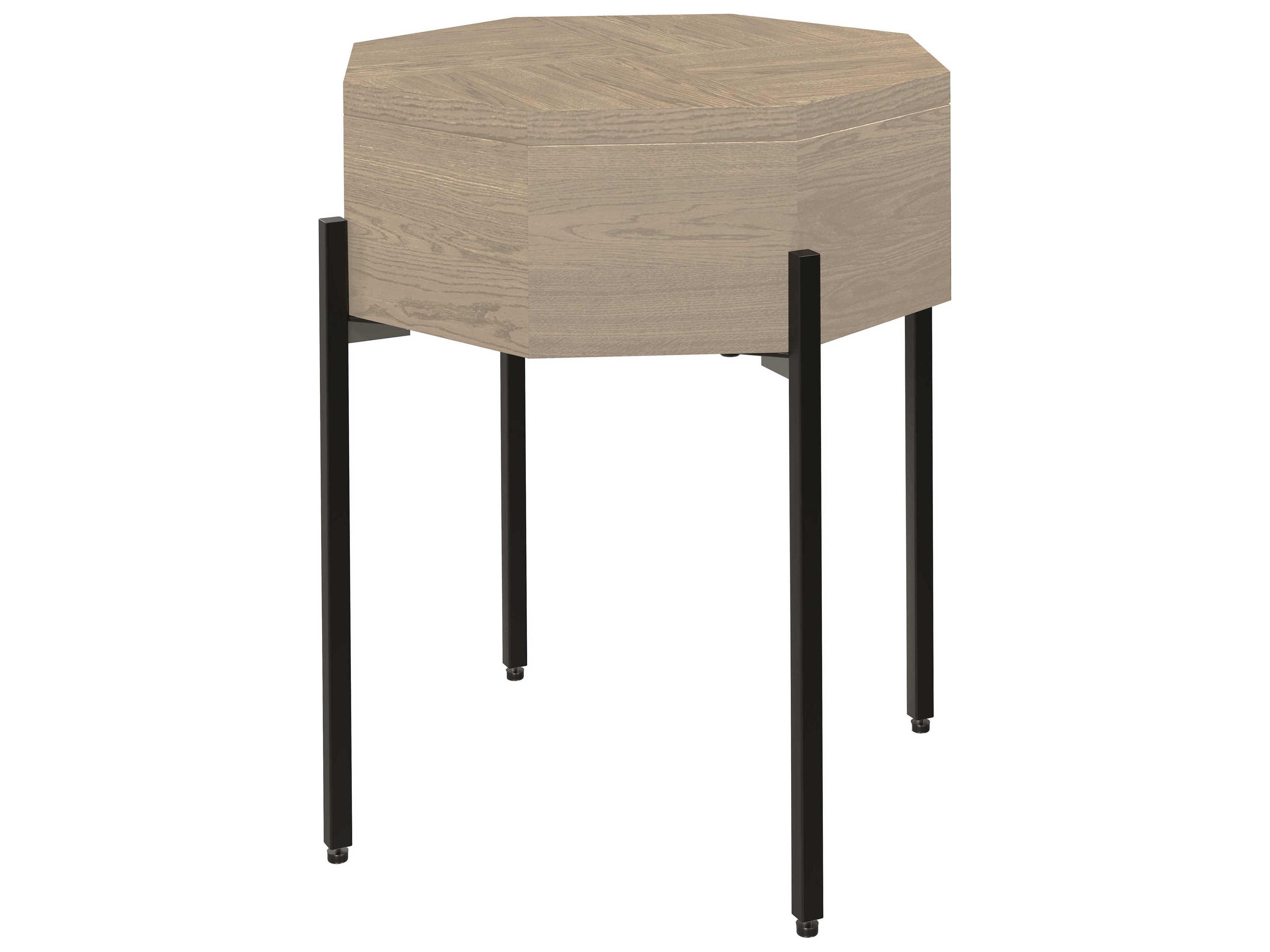 Hekman Mayfield Octagon Wood Lamp Table