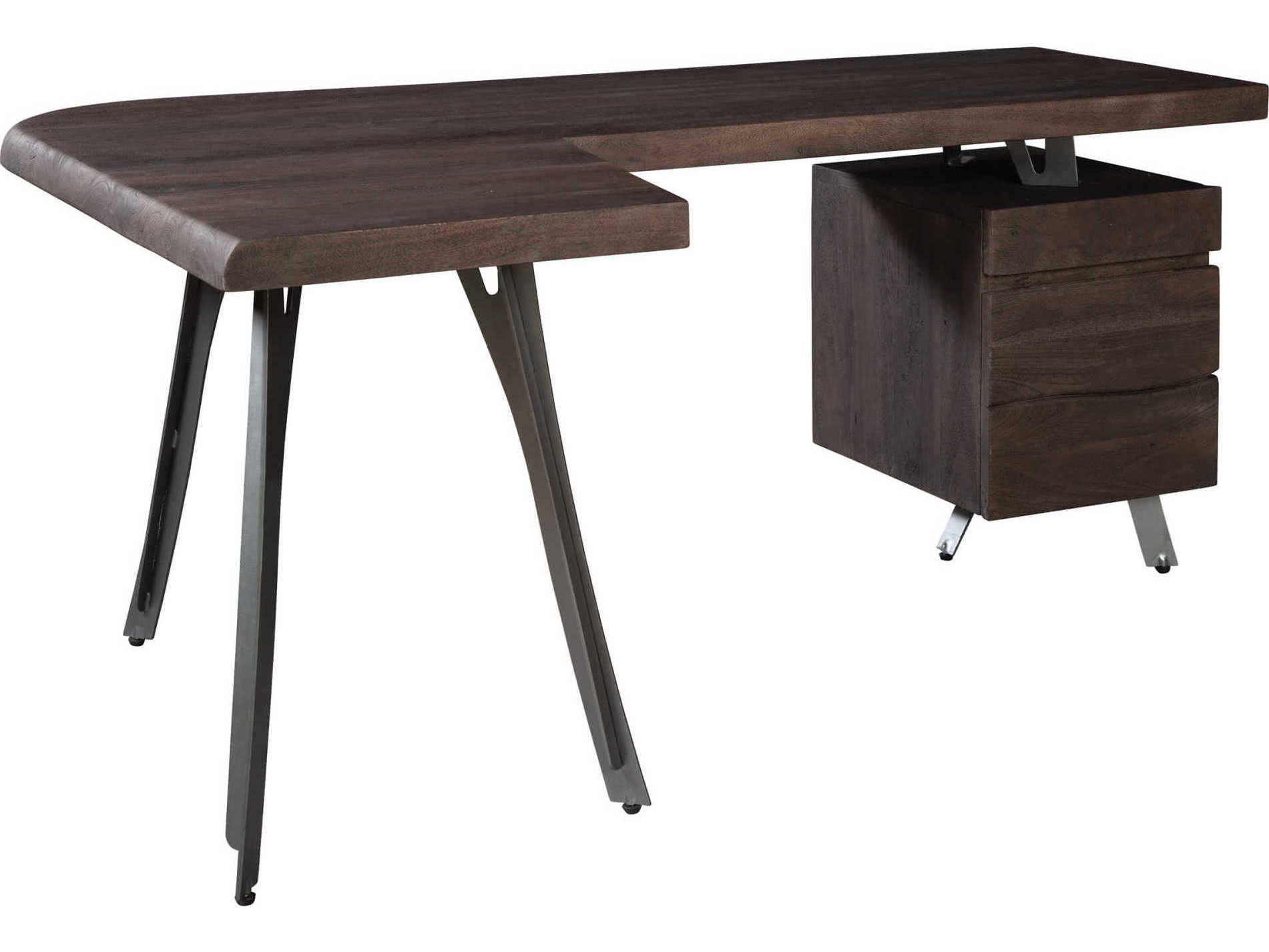 Hekman Special Reserve Brown L-Shaped Desk