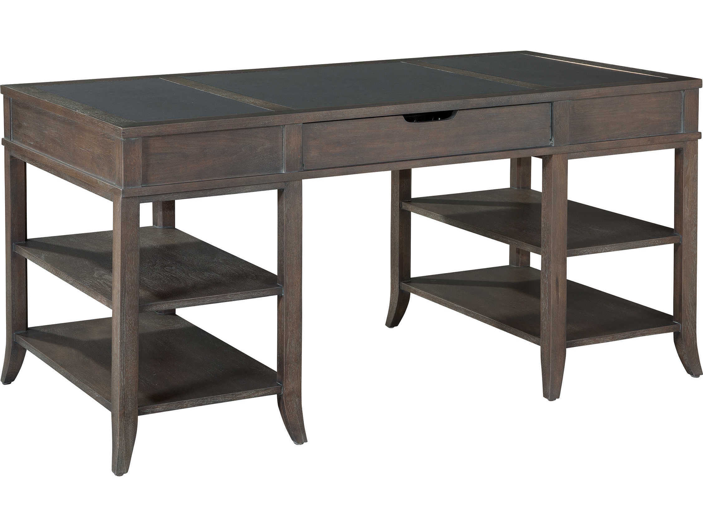 Hekman Home Office Brown Solid Wood Writing Desk