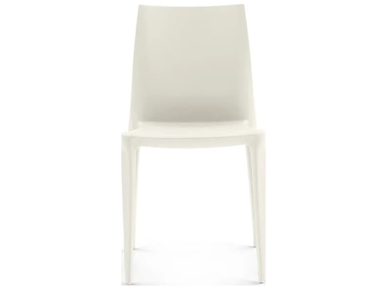 Heller Outdoor Bellini White Polypropylene Dining Chair - Pack of 2