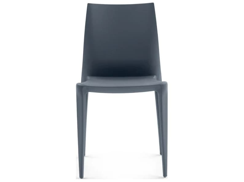 Heller Outdoor Bellini Dark Grey Polypropylene Dining Chair - Pack of 2