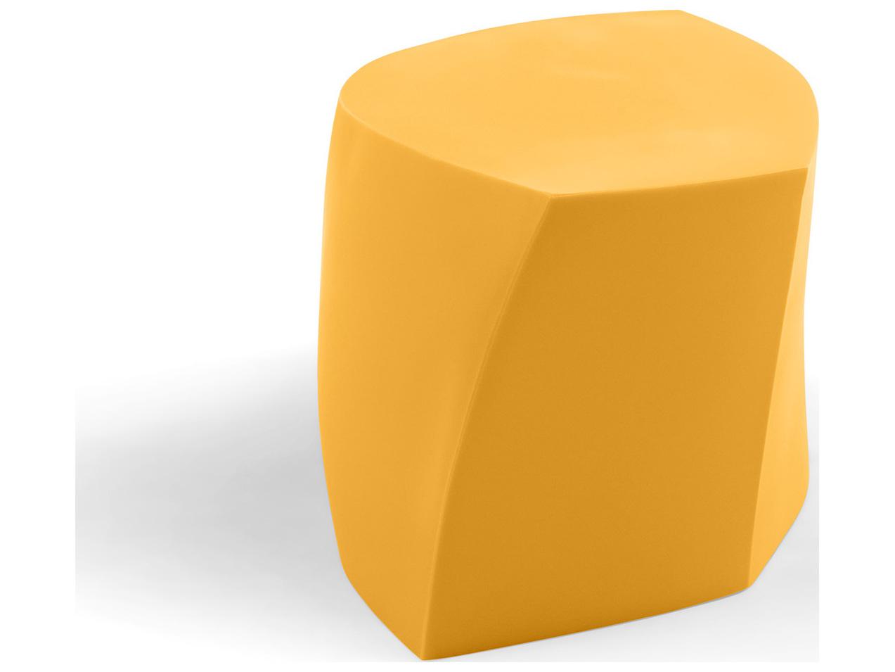 Heller Outdoor Gehry Bench - Yellow