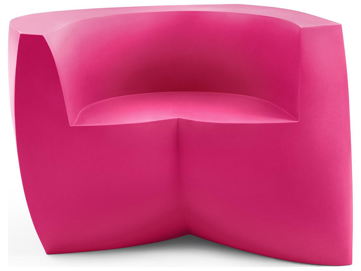 Heller Outdoor Gehry Easy Chair - Magenta
