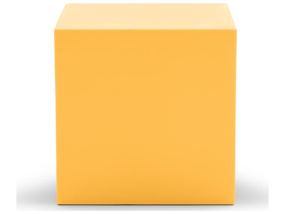 Heller Outdoor Vignelli Cube - Yellow