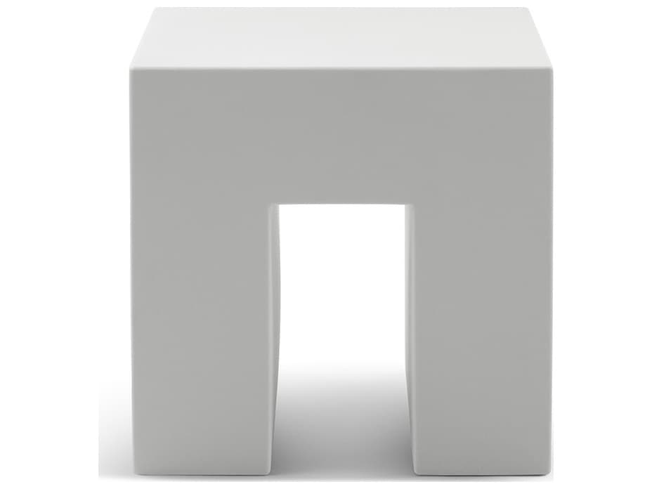Heller Outdoor Vignelli Cube - Light Grey