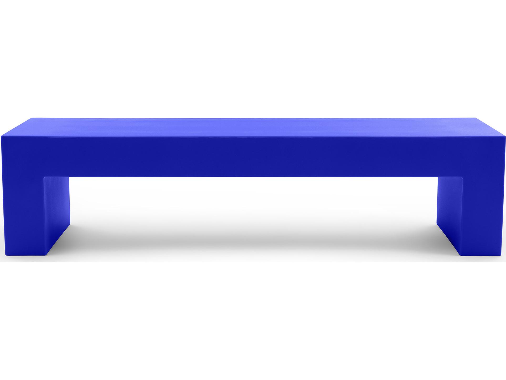 Heller Outdoor Vignelli Large Bench - Blue
