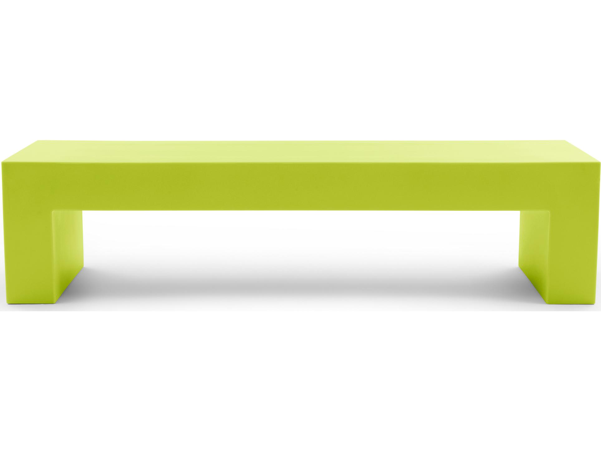 Heller Outdoor Vignelli Bench Large 72" - Citron