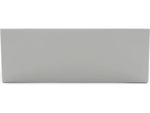 Heller Outdoor Vignelli Stoned Recycled Plastic Square Coffee Table