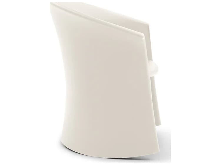 Heller Outdoor Vignelli Bone Polypropylene Resin Lounge Chair